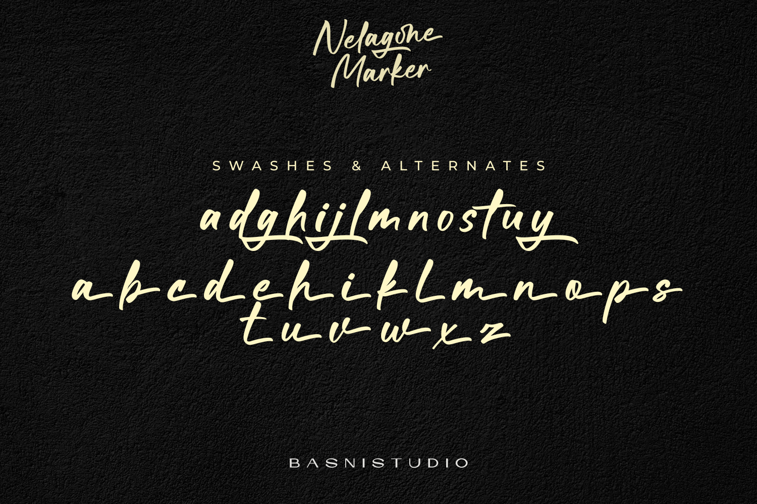 Nelagone Marker – Casual Marker Font — image 9