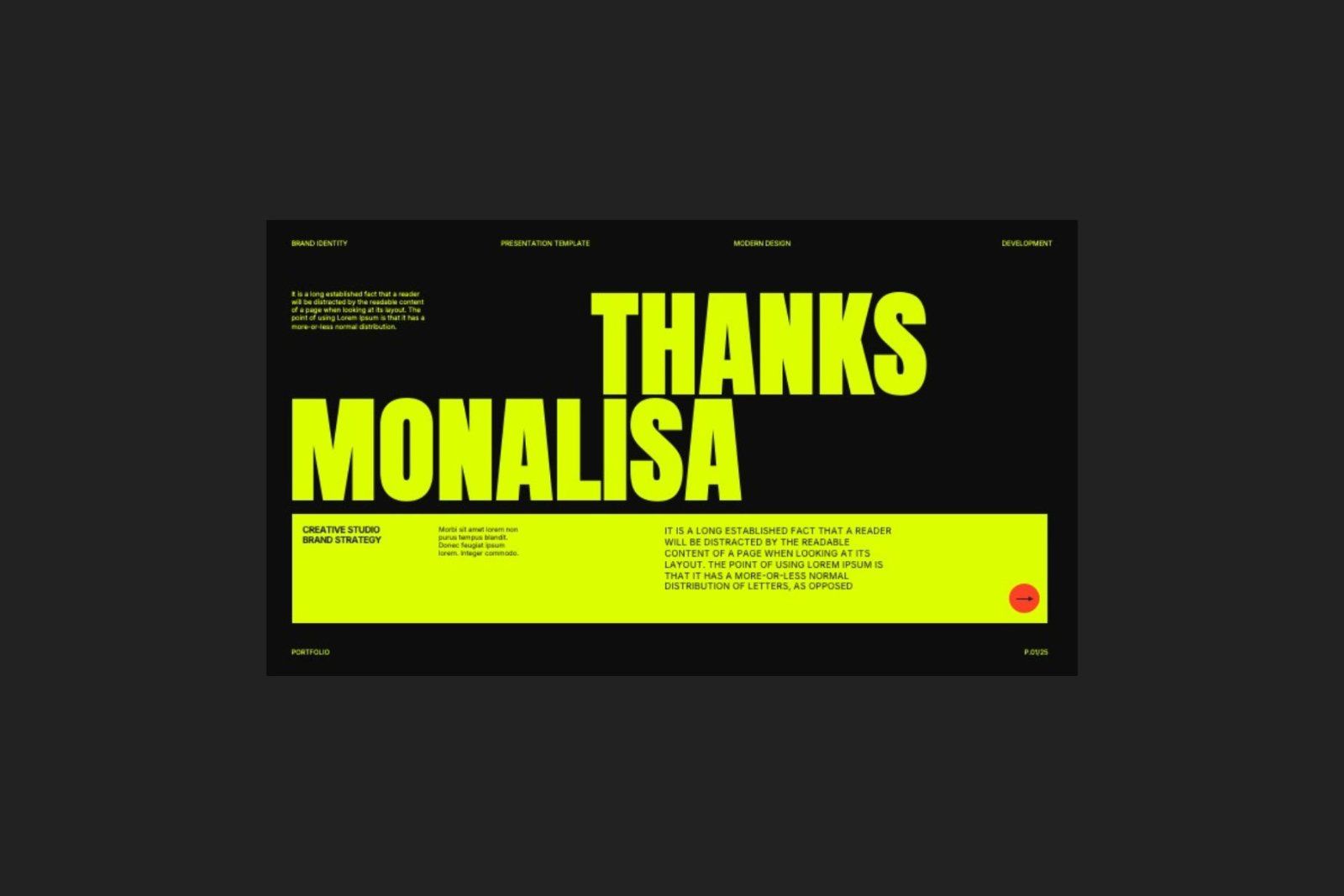Monalisa - Brand Identity Keynote Template — image 10