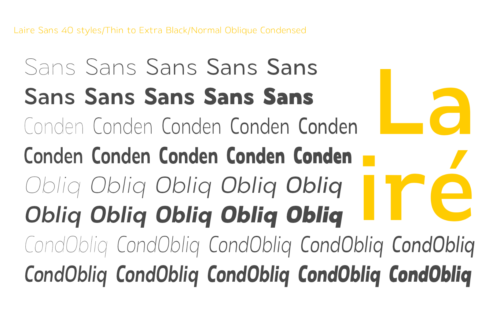 Laire Sans | 40 Font + Variable Font — image 9