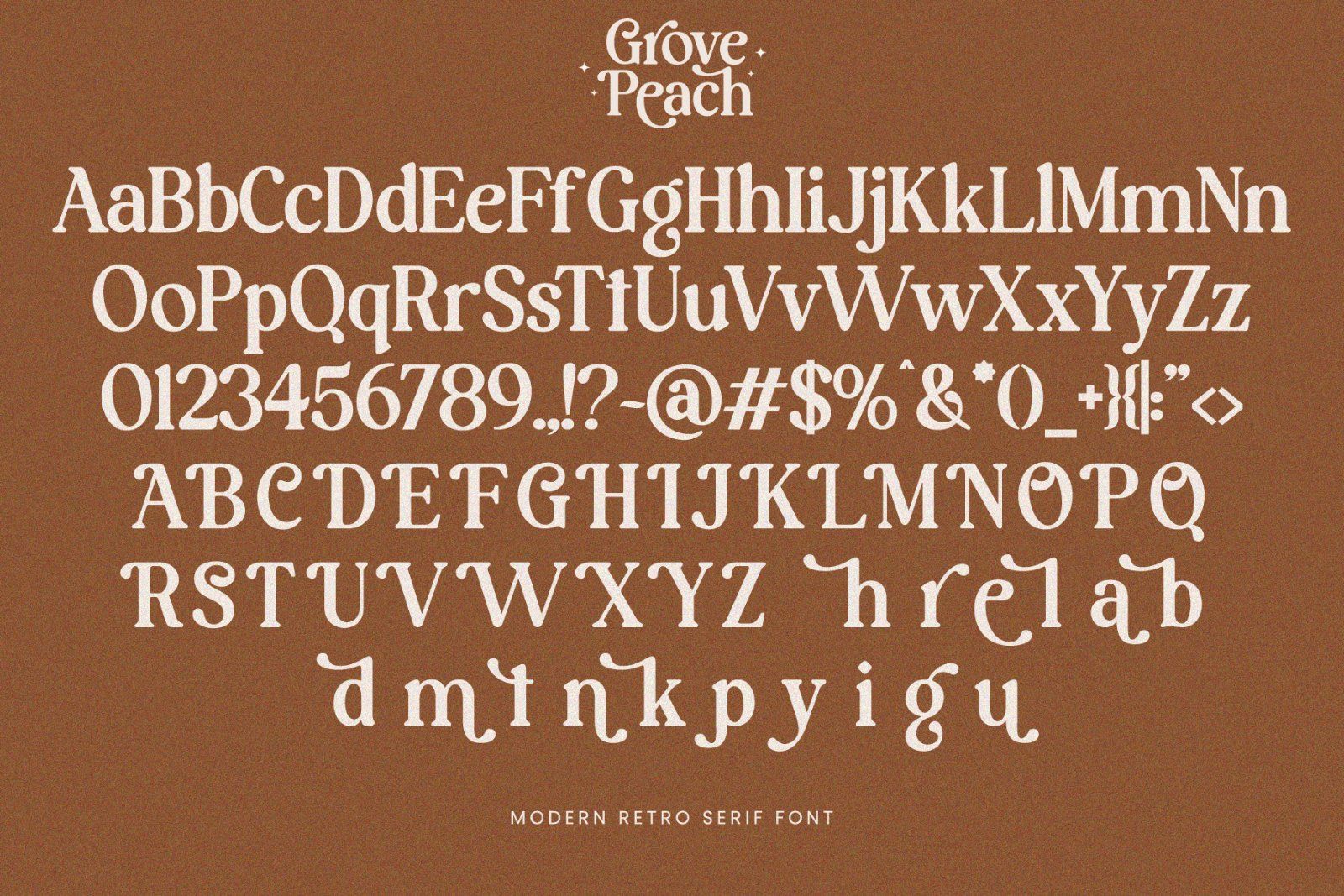 Grove Peach | Modern Retro Serif — image 10