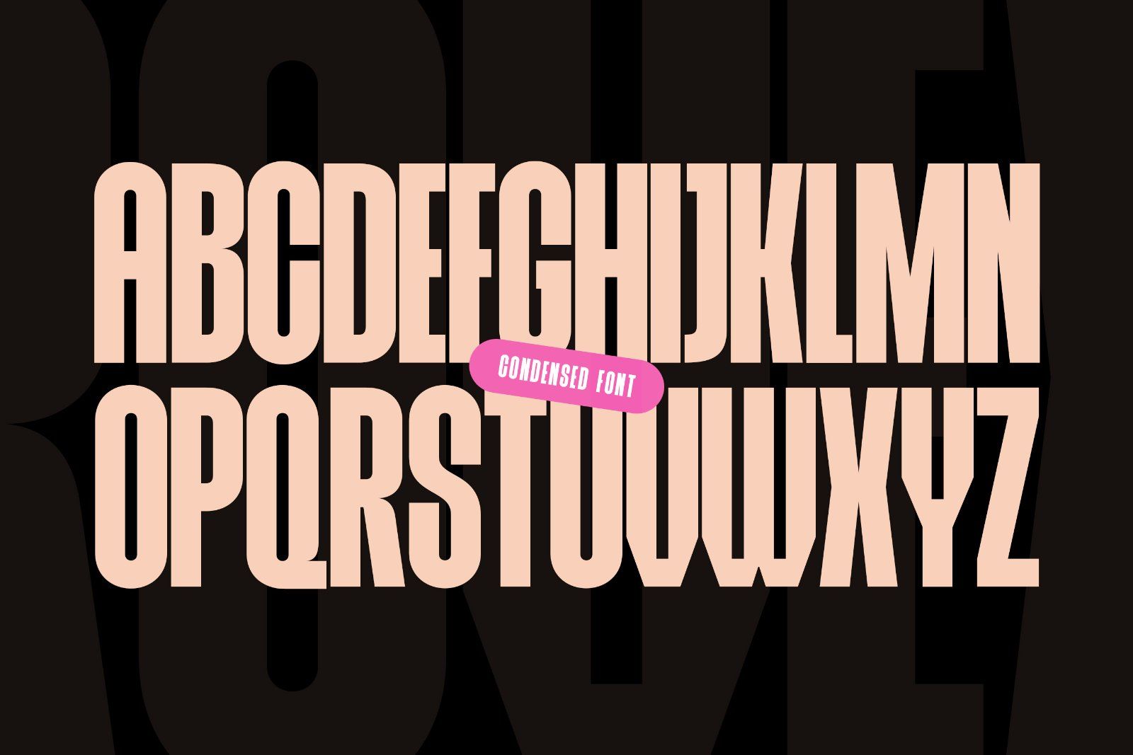 Rovex |  Bold Condensed Display Font — image 9