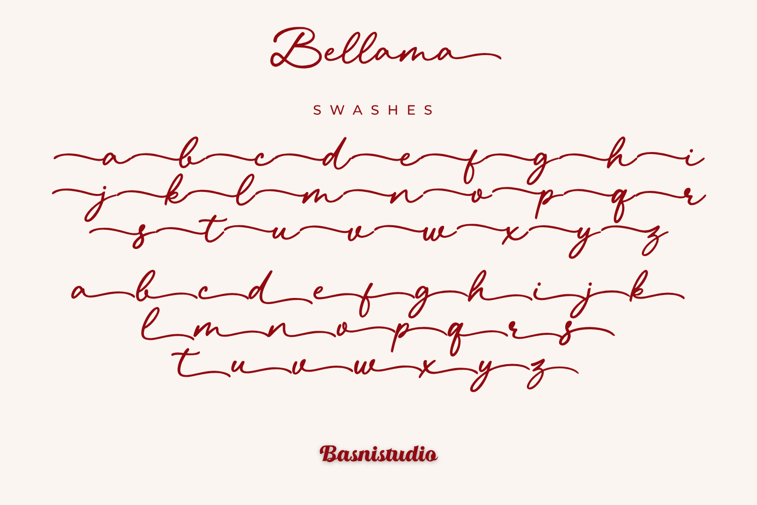 Bellama Signature Modern Calligraphy — image 9