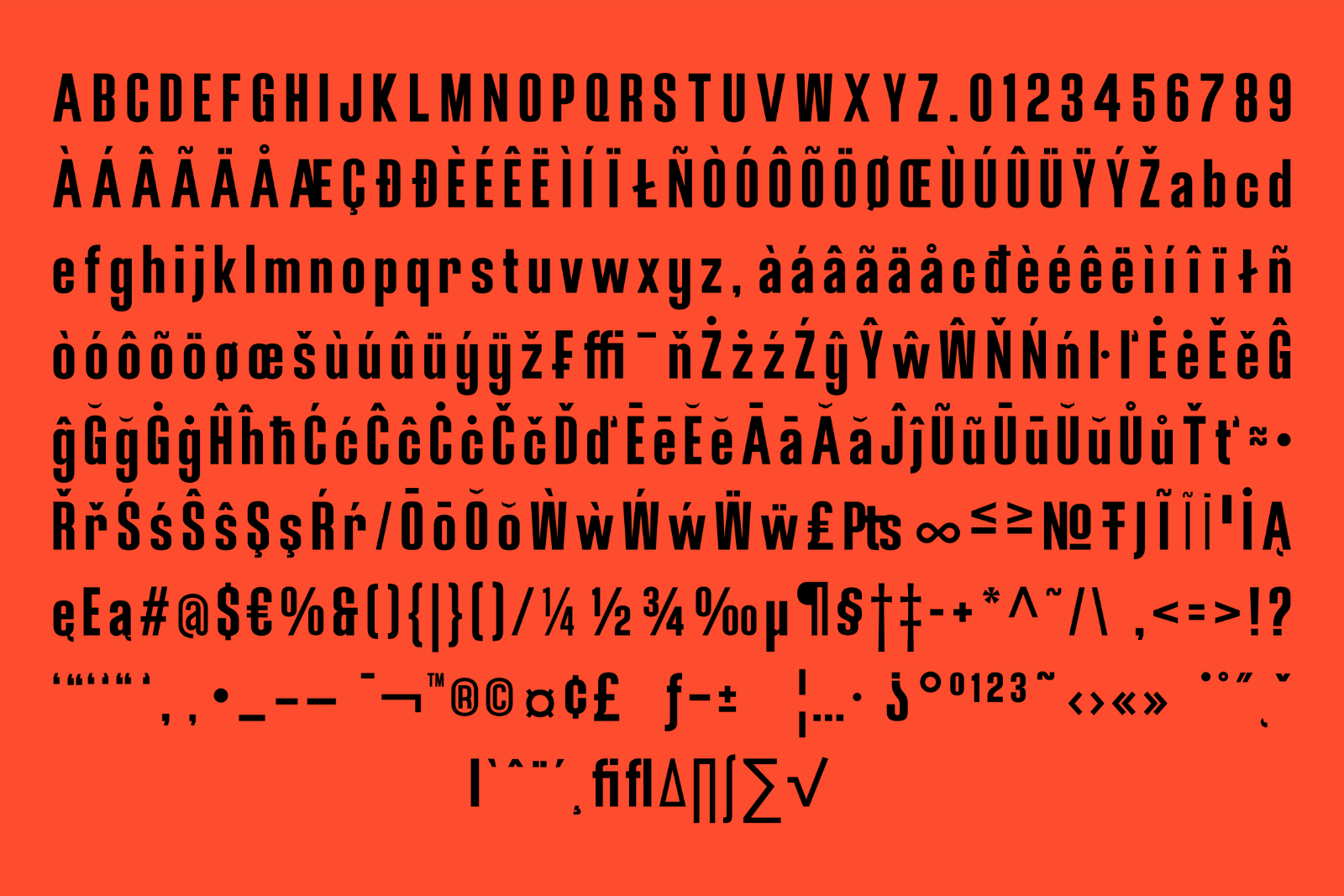 Gulam Condensed - Family Condensed Font — image 9