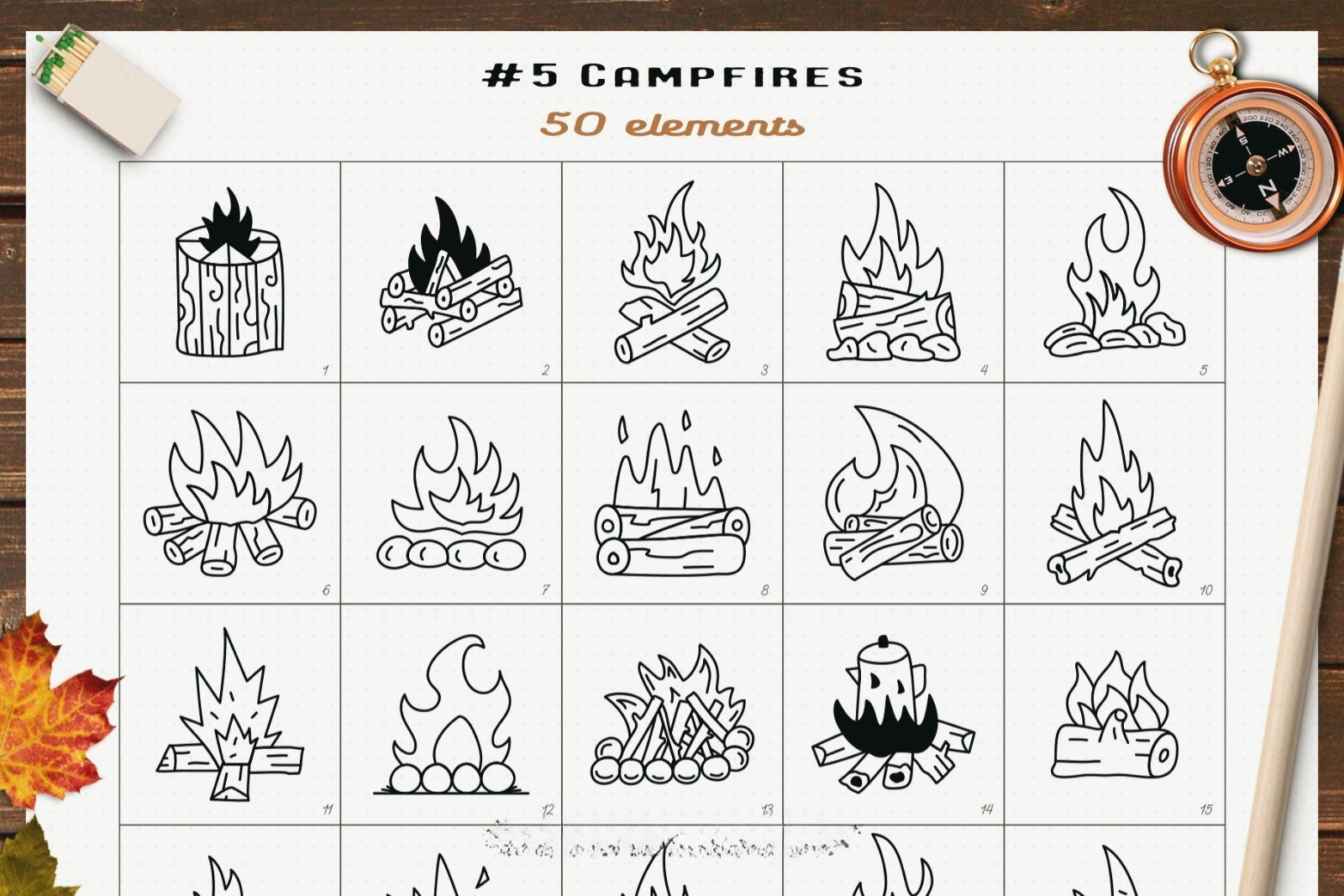 Simple Camp Scenes Creation Kit — image 10