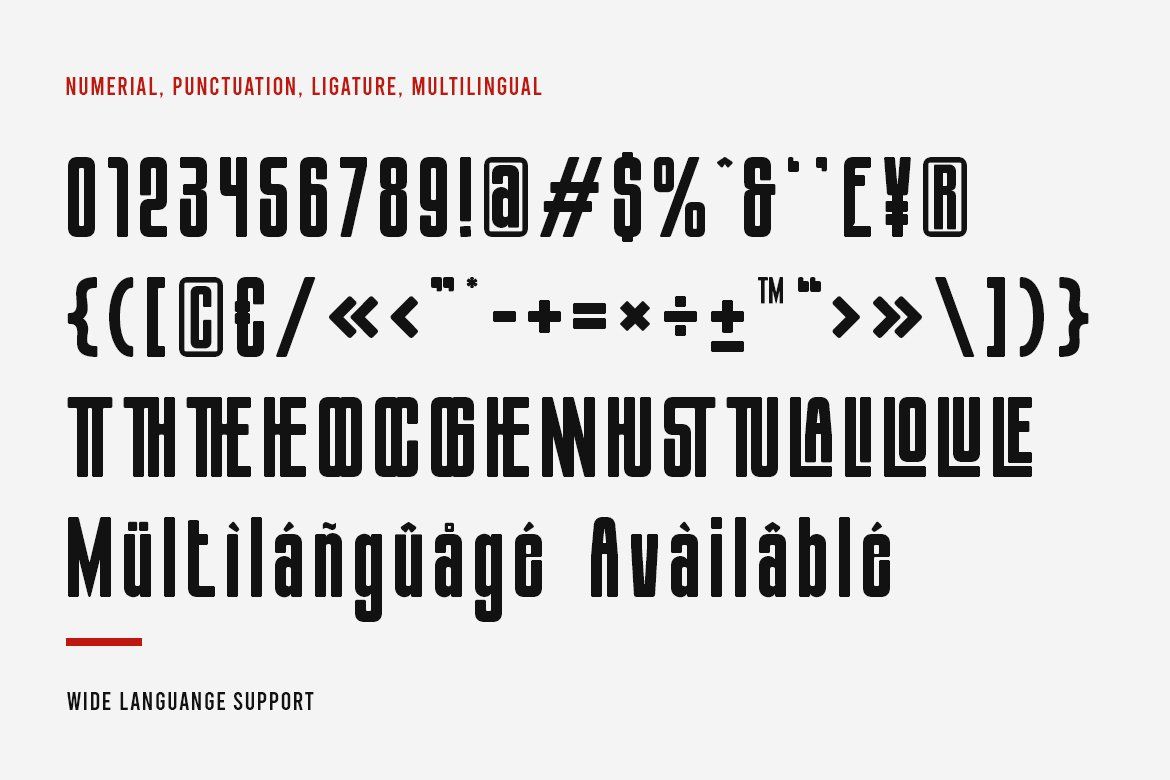 Zentaro – Geometric Condensed Sans Family — image 9