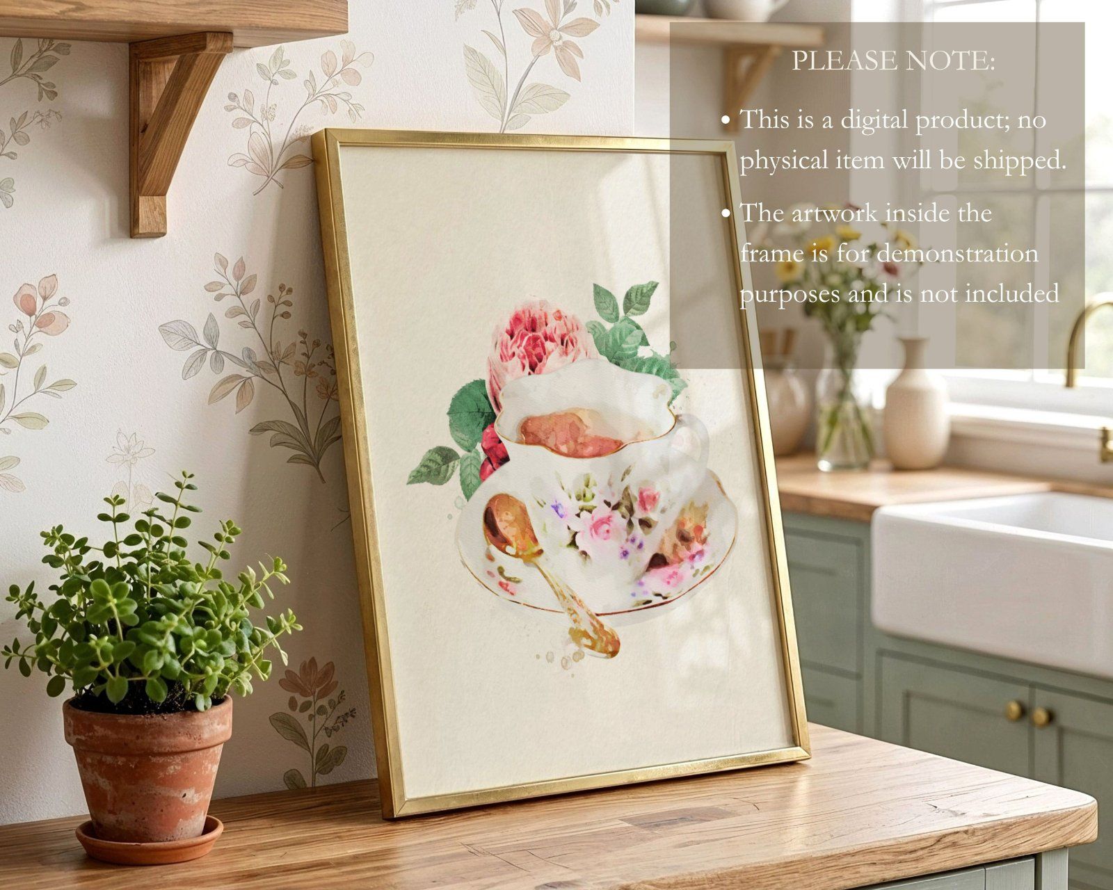 Kitchen Countertop glass reflection Frame Mockup — image 9