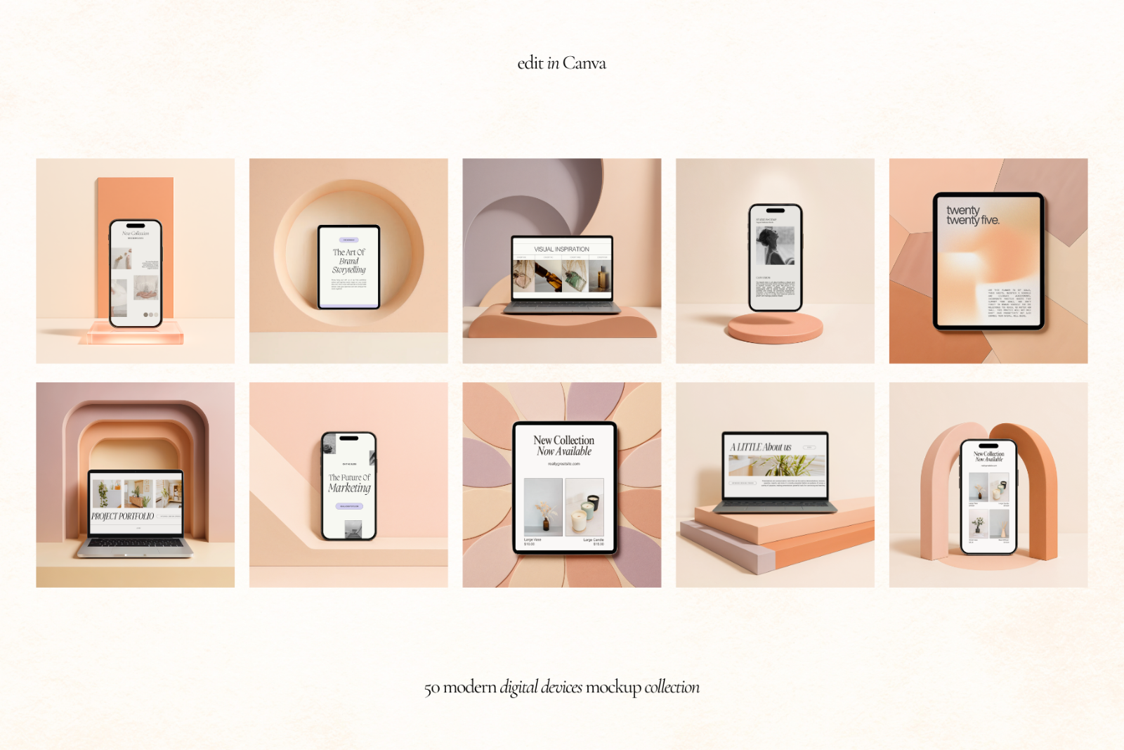 50 Digital Devices Canva Mockups — image 9