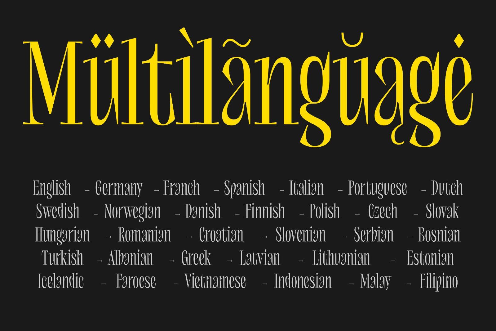 Marthi Display Serif Font — image 8