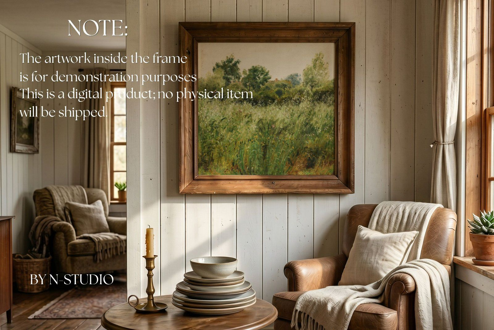 Rustic rooms Frame Mockup Bundle Collection — image 6