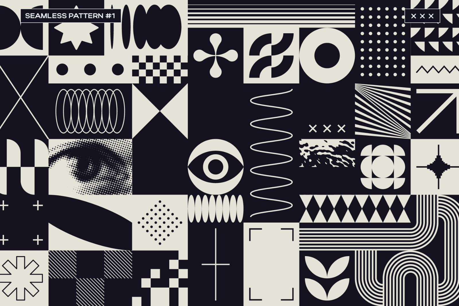 Brutalist Blocks Vector Pack — image 10