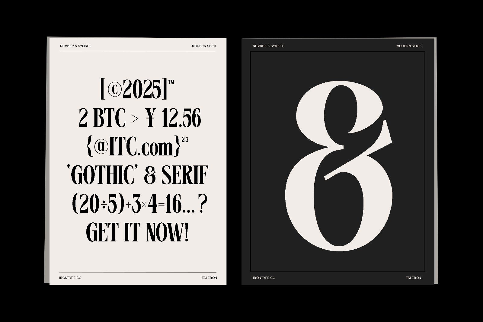 Taleron - Modern Serif — image 13