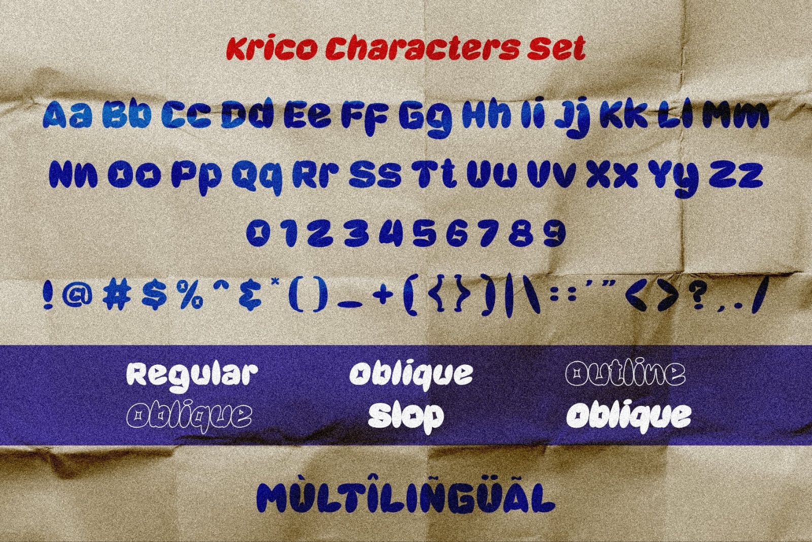 KRICO-Retro Bubble Font — image 9