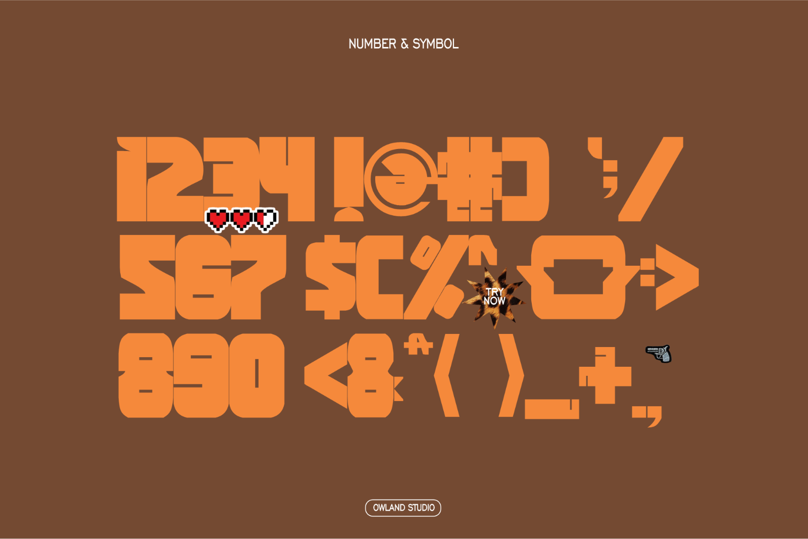 BROWN SUMMER - CARTOON FONT — image 9