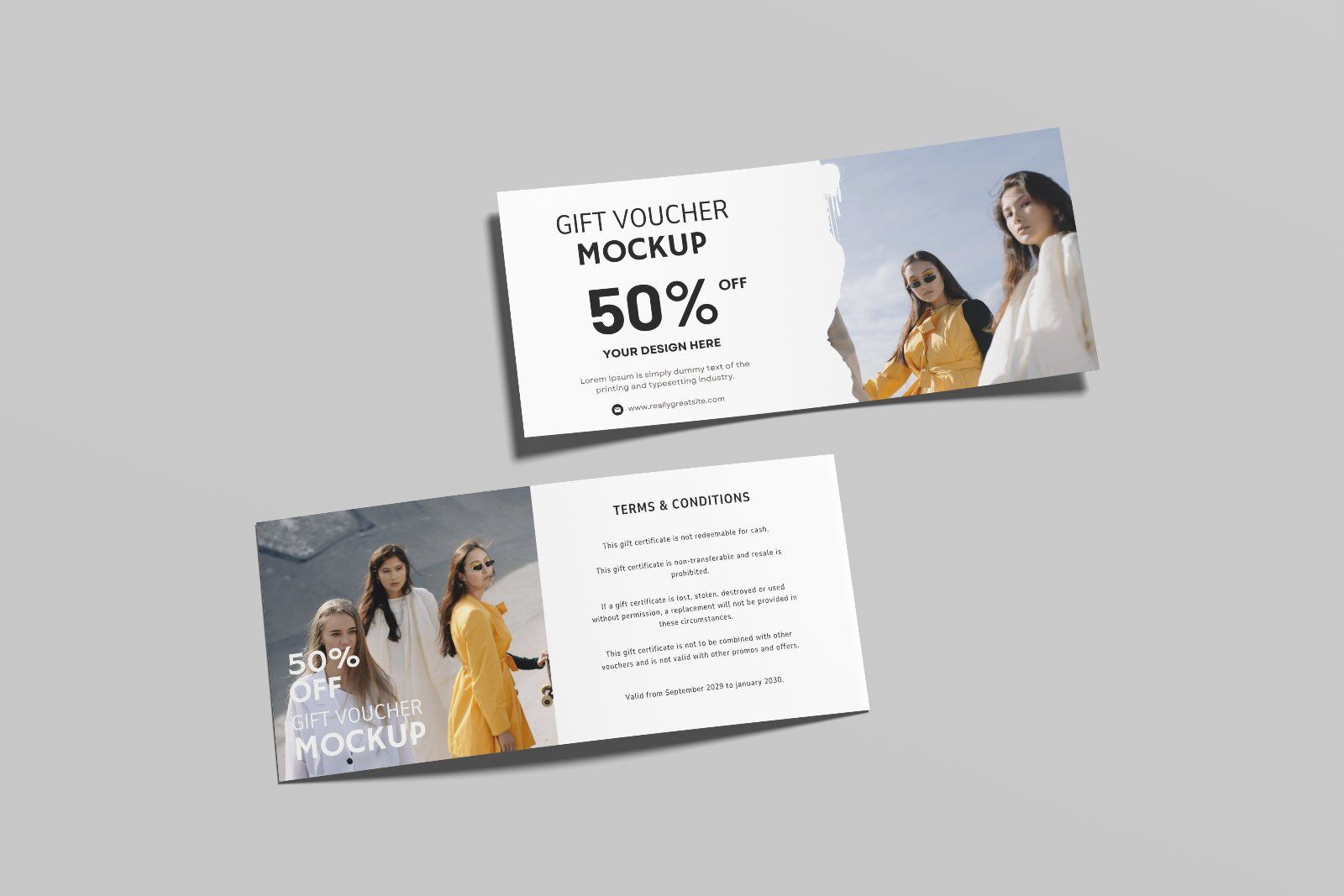 Gift Voucher Mockup — image 9