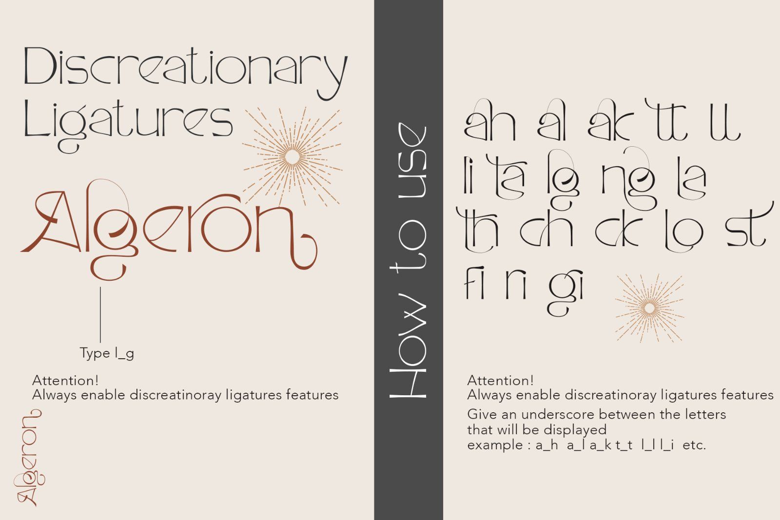 Algeron | Aesthetic Font — image 9
