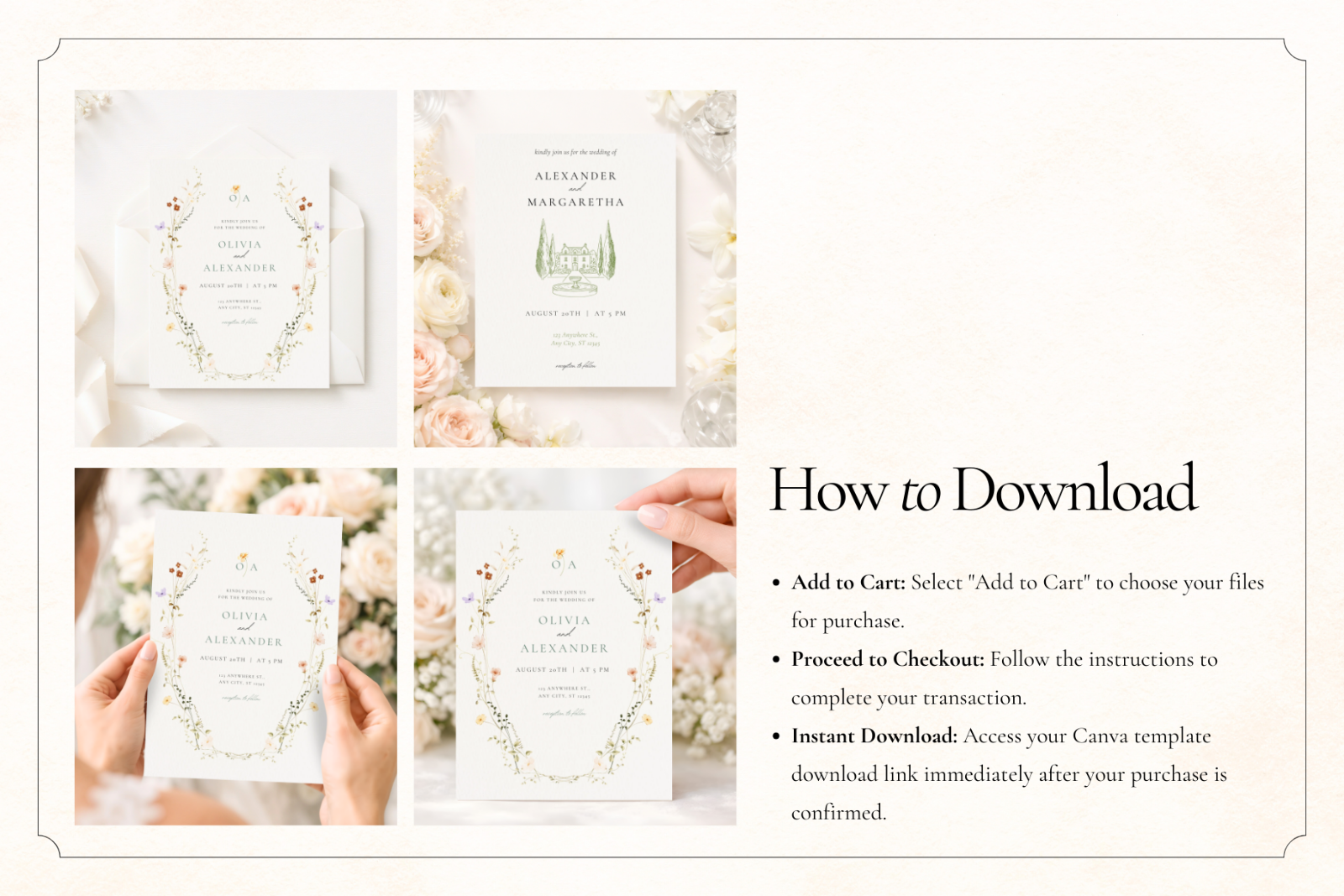 Wedding Invitation Canva Mockups — image 9