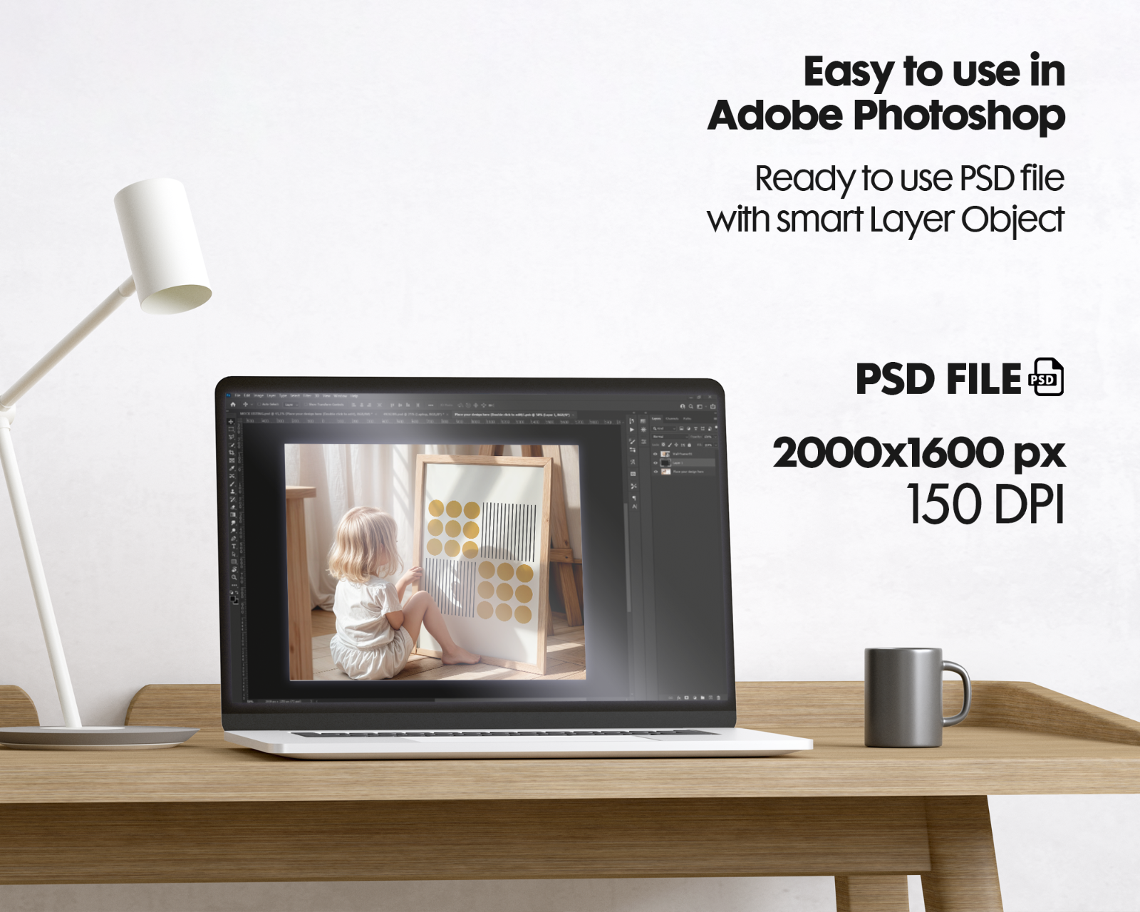Nursery Frame Mockup Bundle: 30 PSD Files, Wall Art Mockups (Digital Download) — image 7