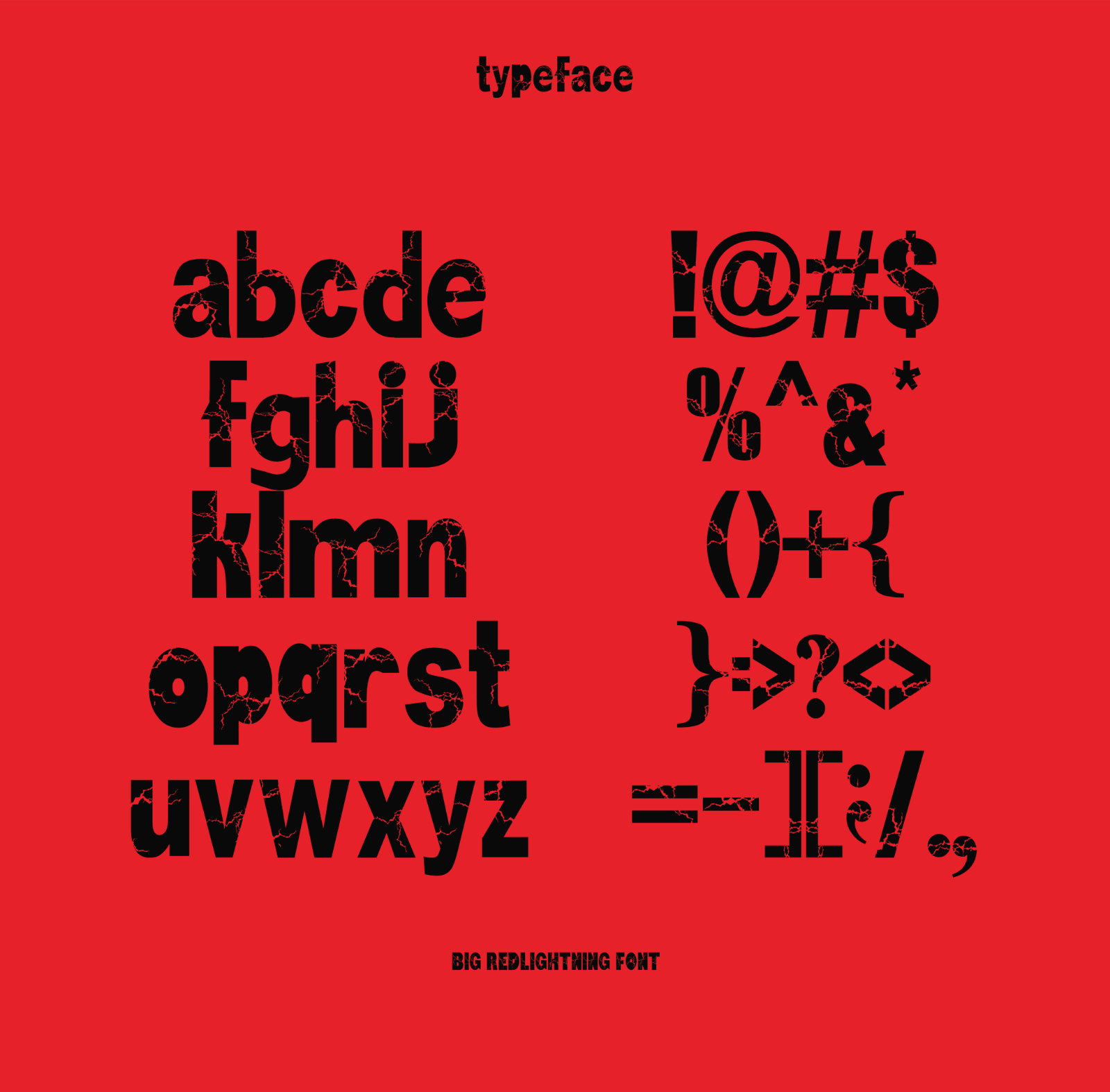 BIG RED LIGHTNING - DESTROY, ERODED, & HOROR FONT — image 10