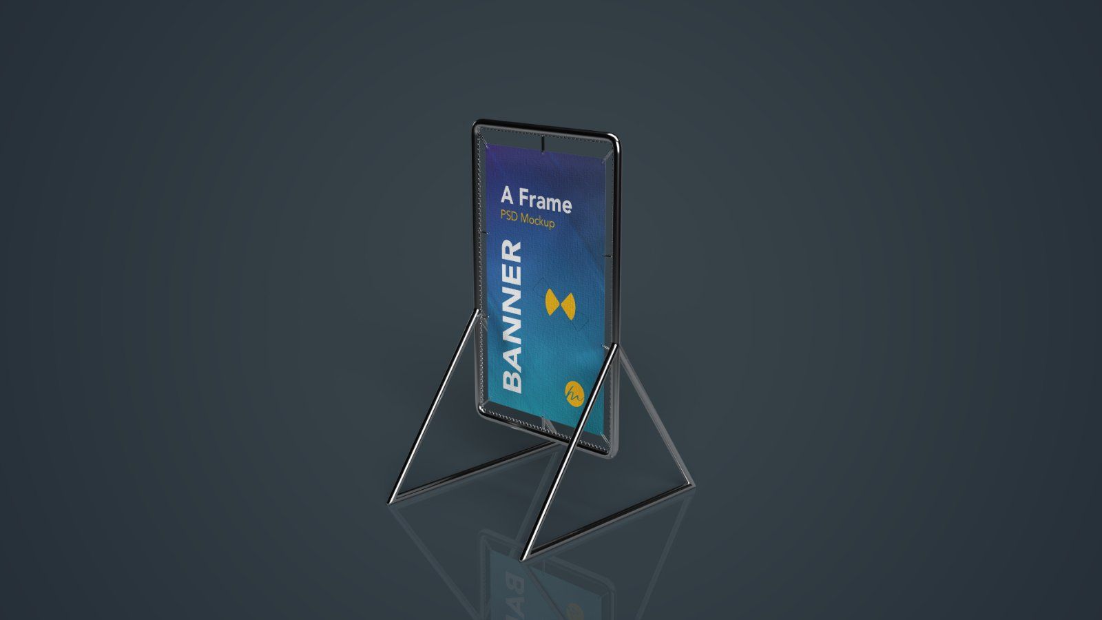 A-Frame Sidewalk Banner psd Mockup - 5 PSDs — image 6
