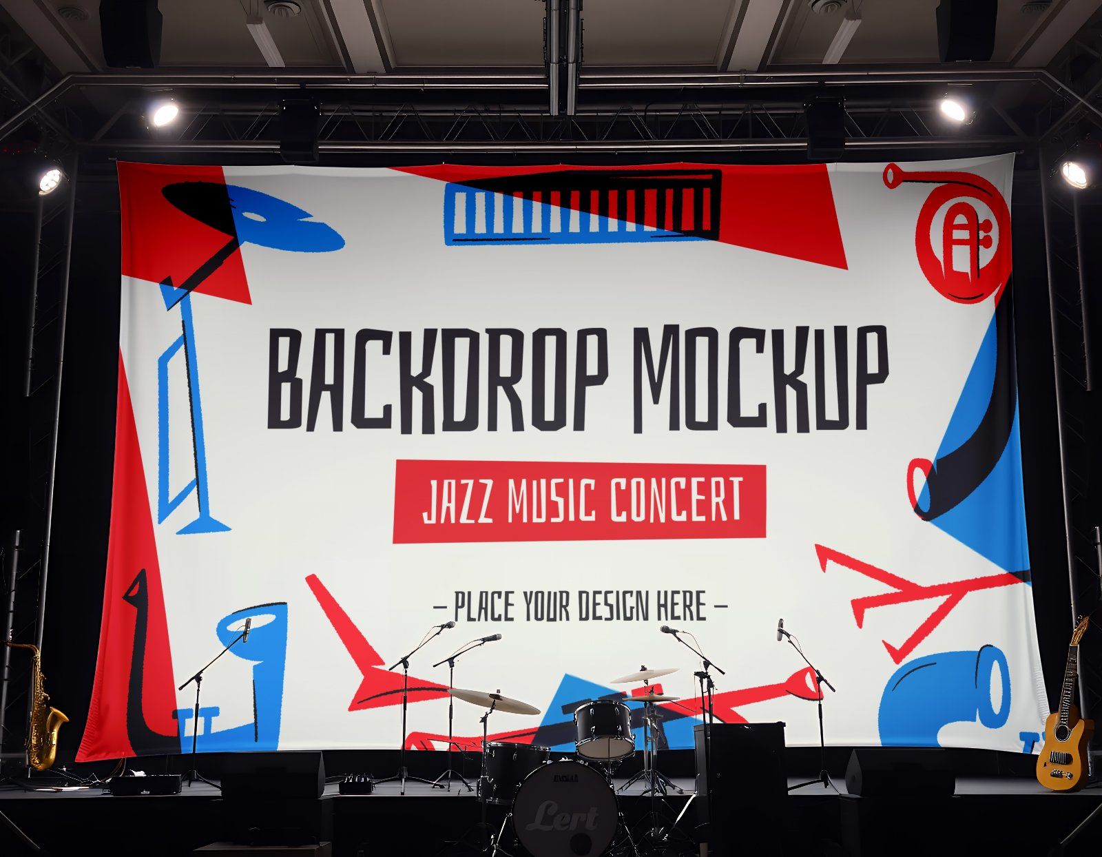 Premium Branding Music Jazz Concert Mockup — image 14