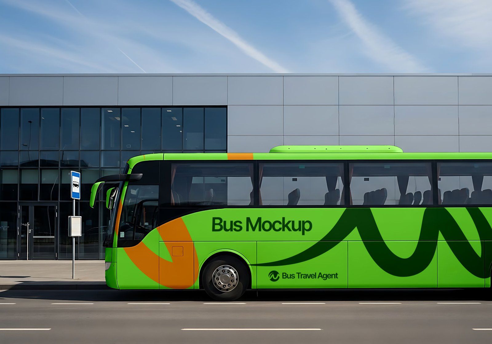 Premium Travel Bus Mockup — image 16