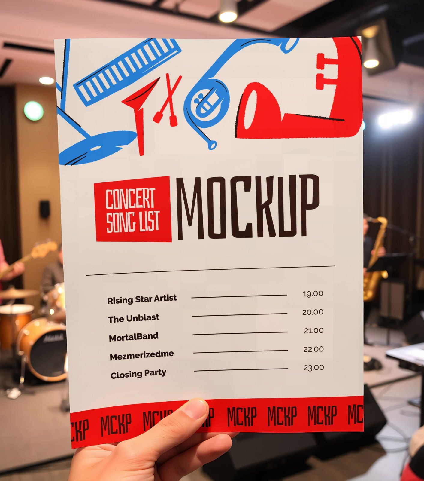 Premium Branding Music Jazz Concert Mockup — image 12