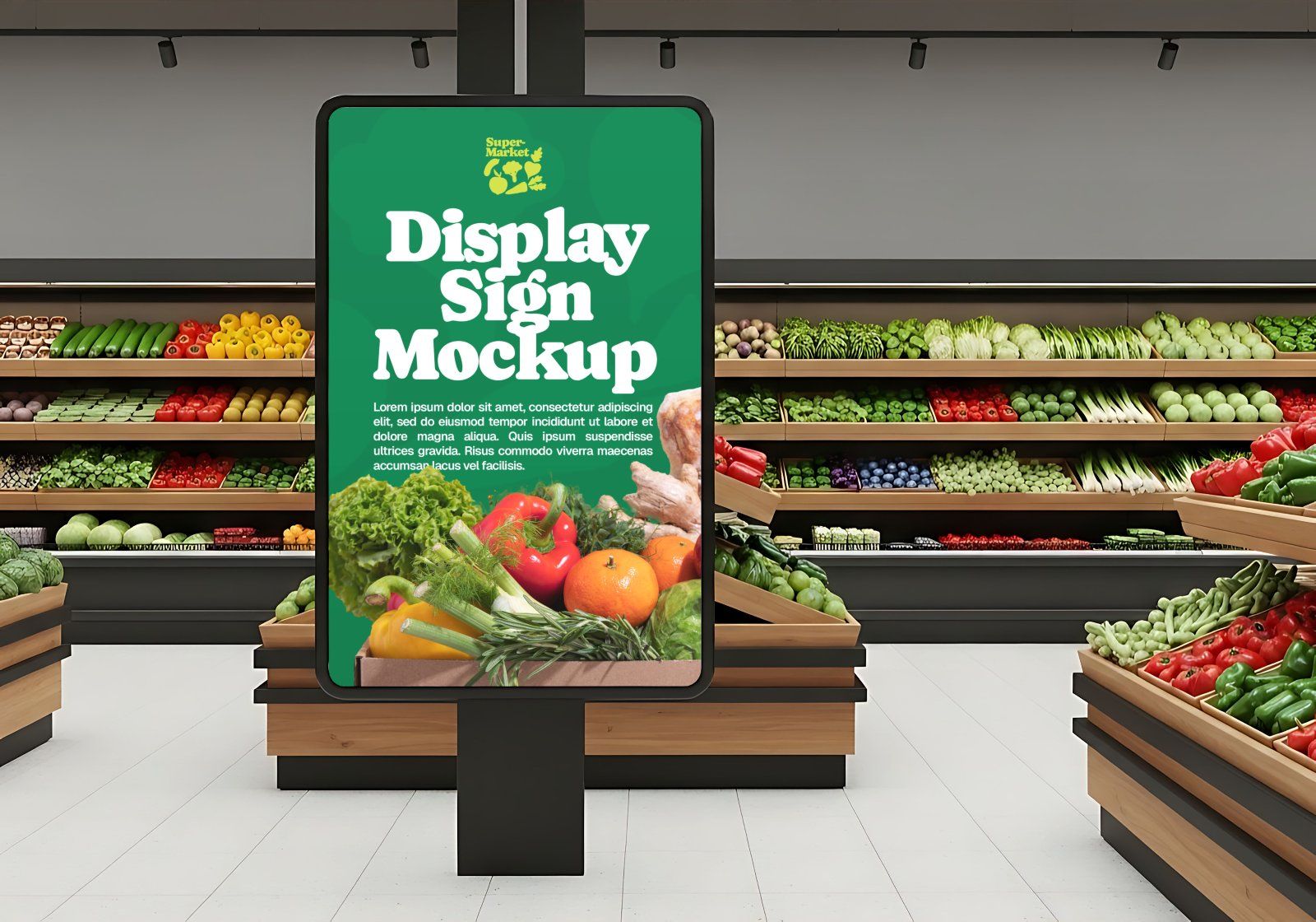 Premium Branding Supermarket Store Mockup — image 15