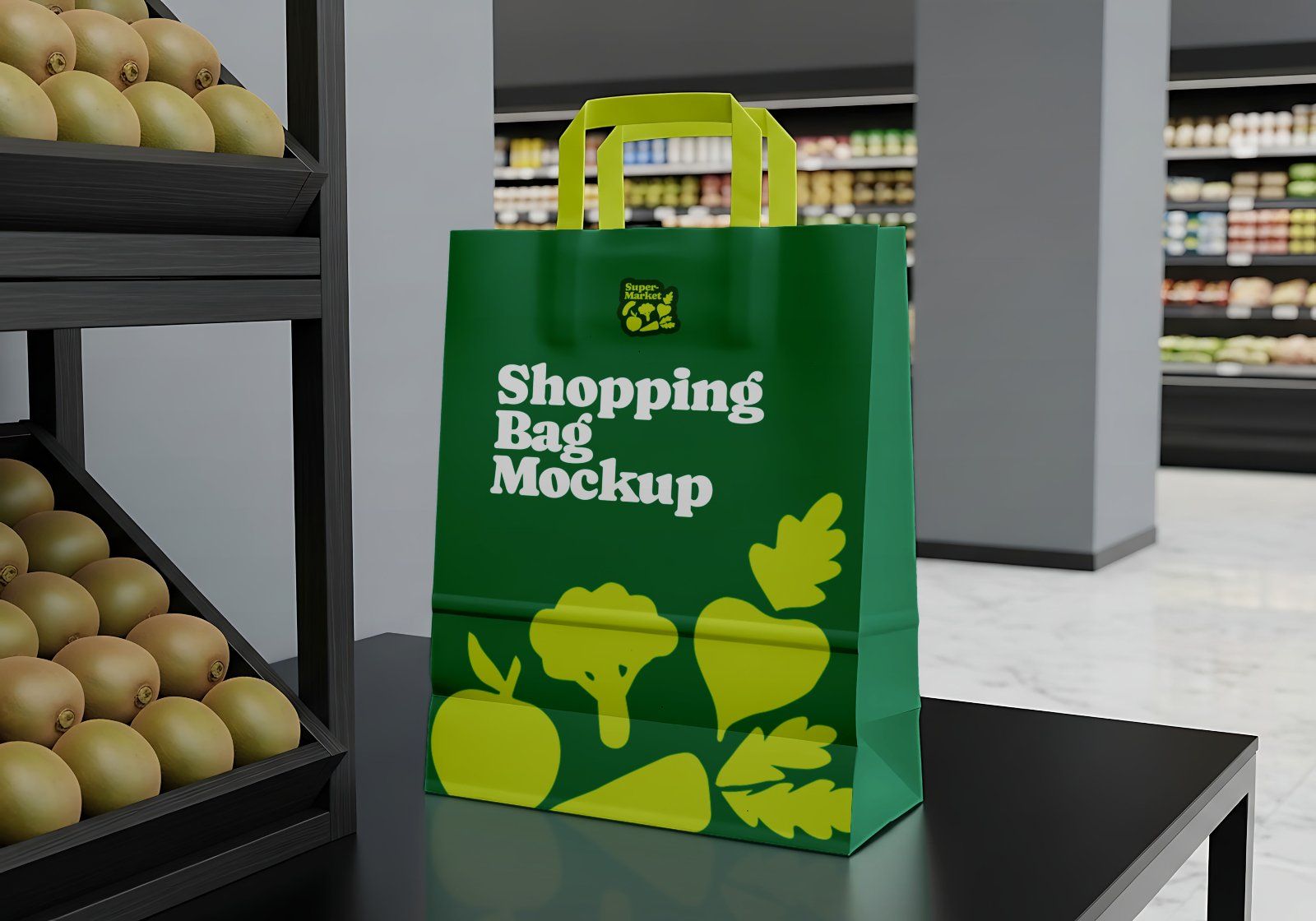 Premium Branding Supermarket Store Mockup — image 11