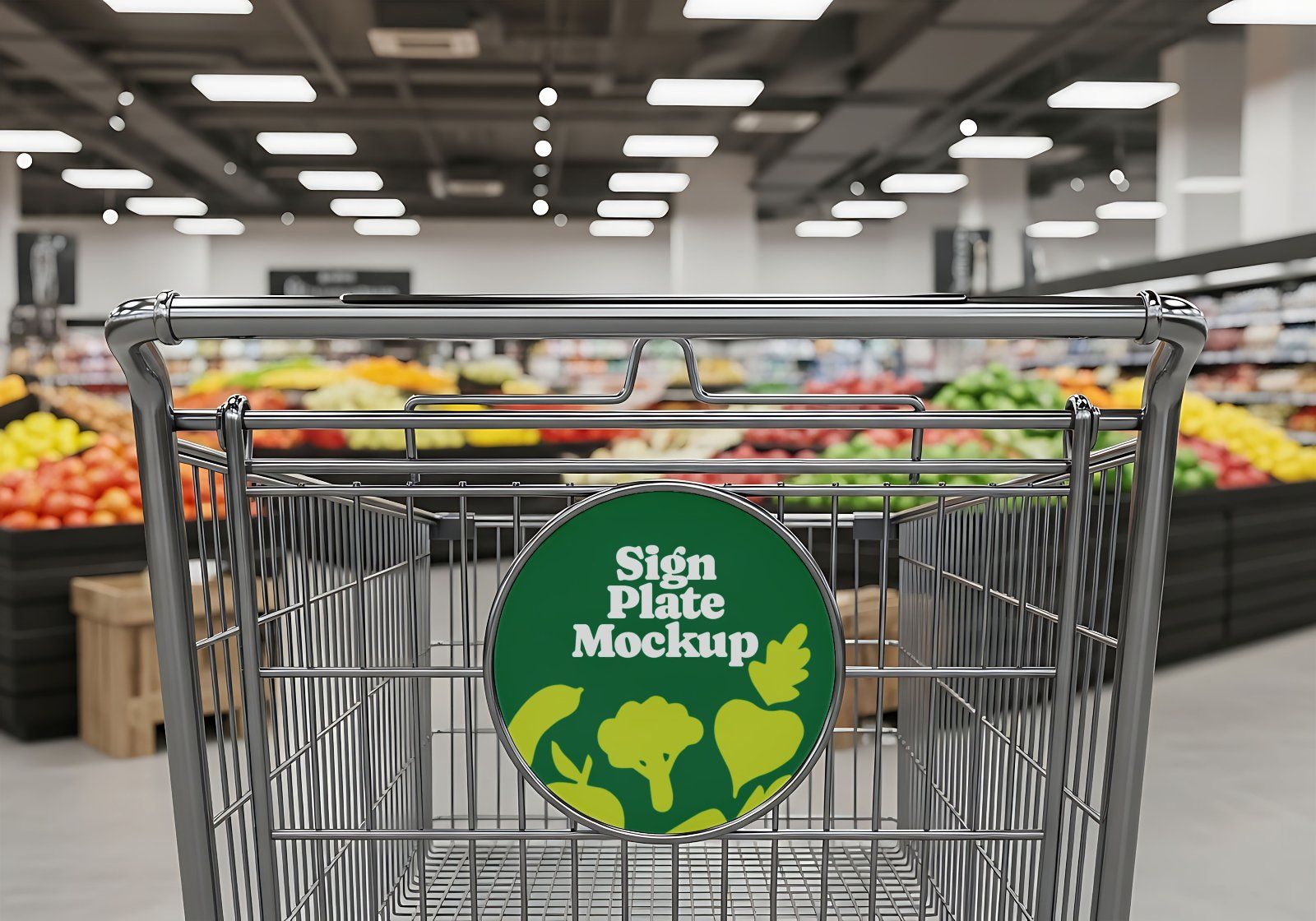 Premium Branding Supermarket Store Mockup — image 9