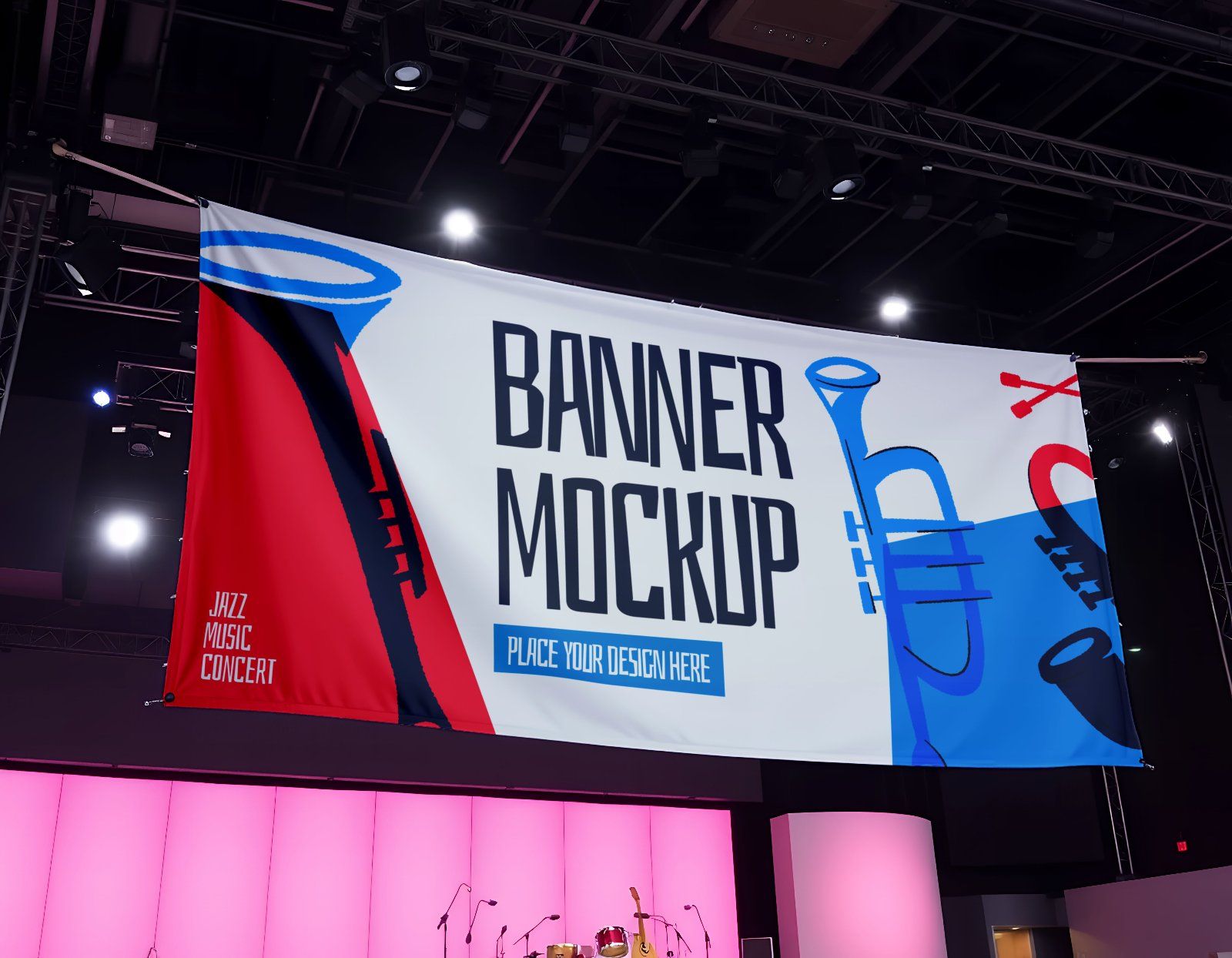 Premium Branding Music Jazz Concert Mockup — image 10