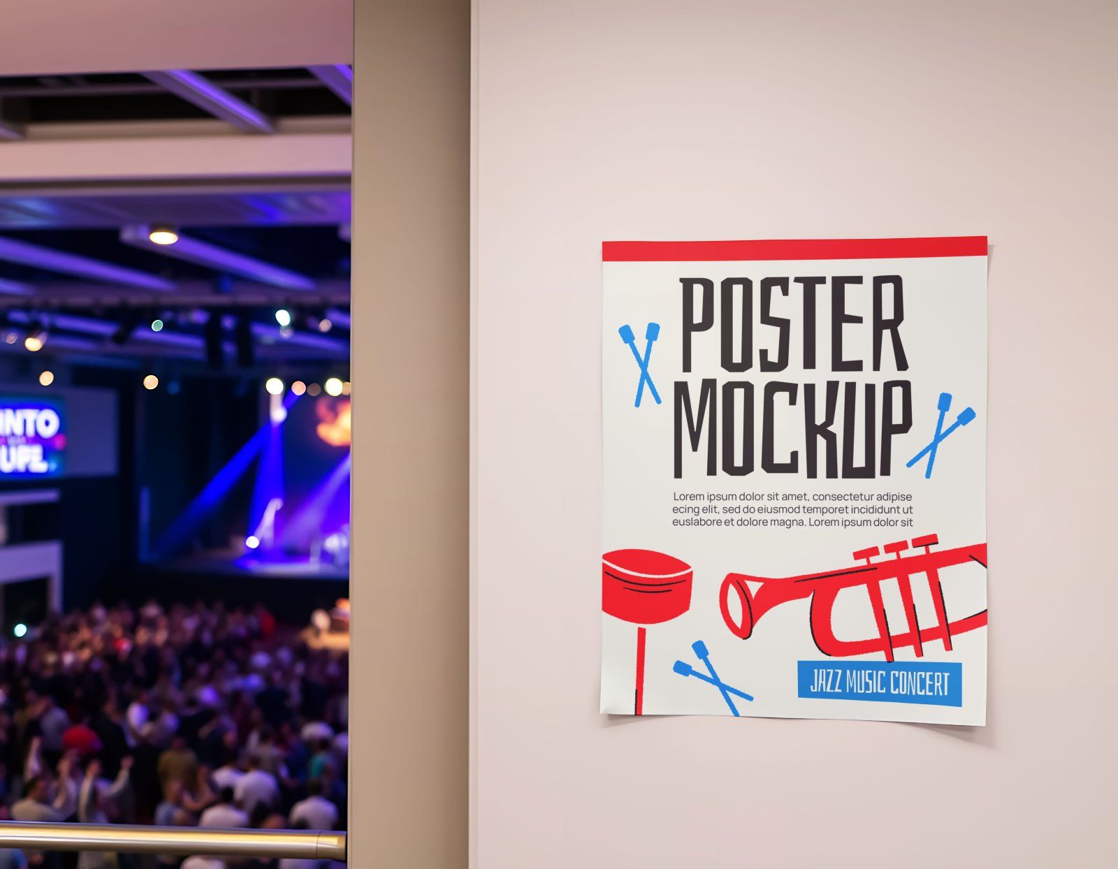 Premium Branding Music Jazz Concert Mockup — image 8