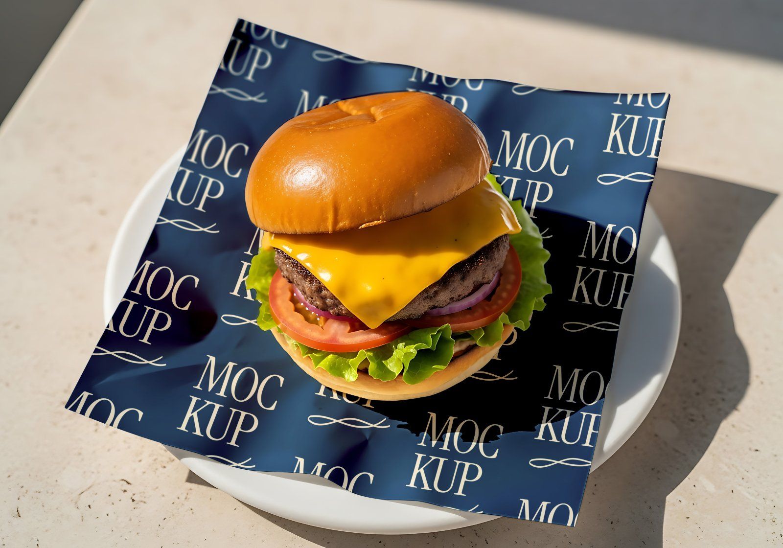 Premium Branding Blue Restaurant Mockup — image 8