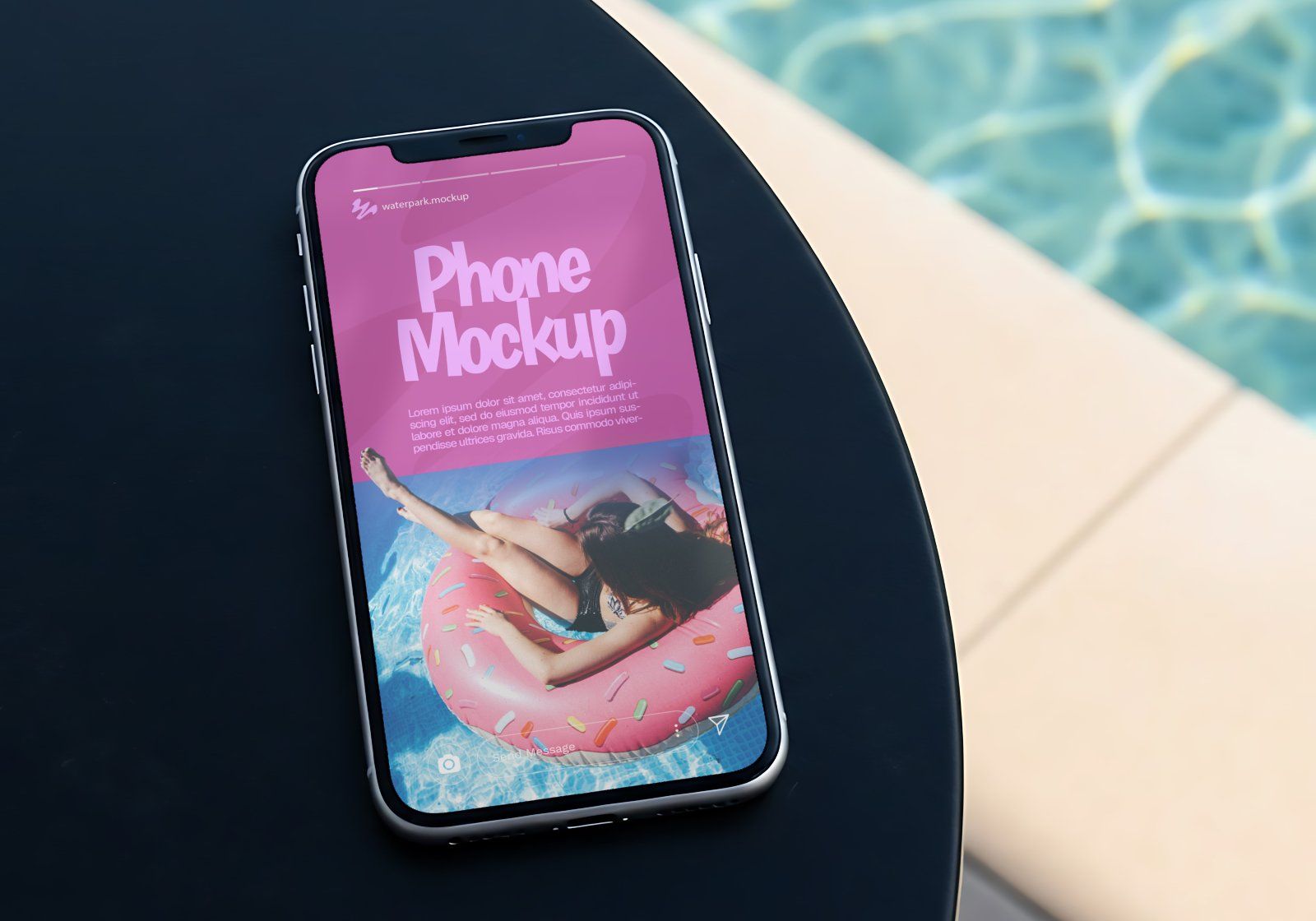 Premium Branding Swimming Pool Mockup — image 15