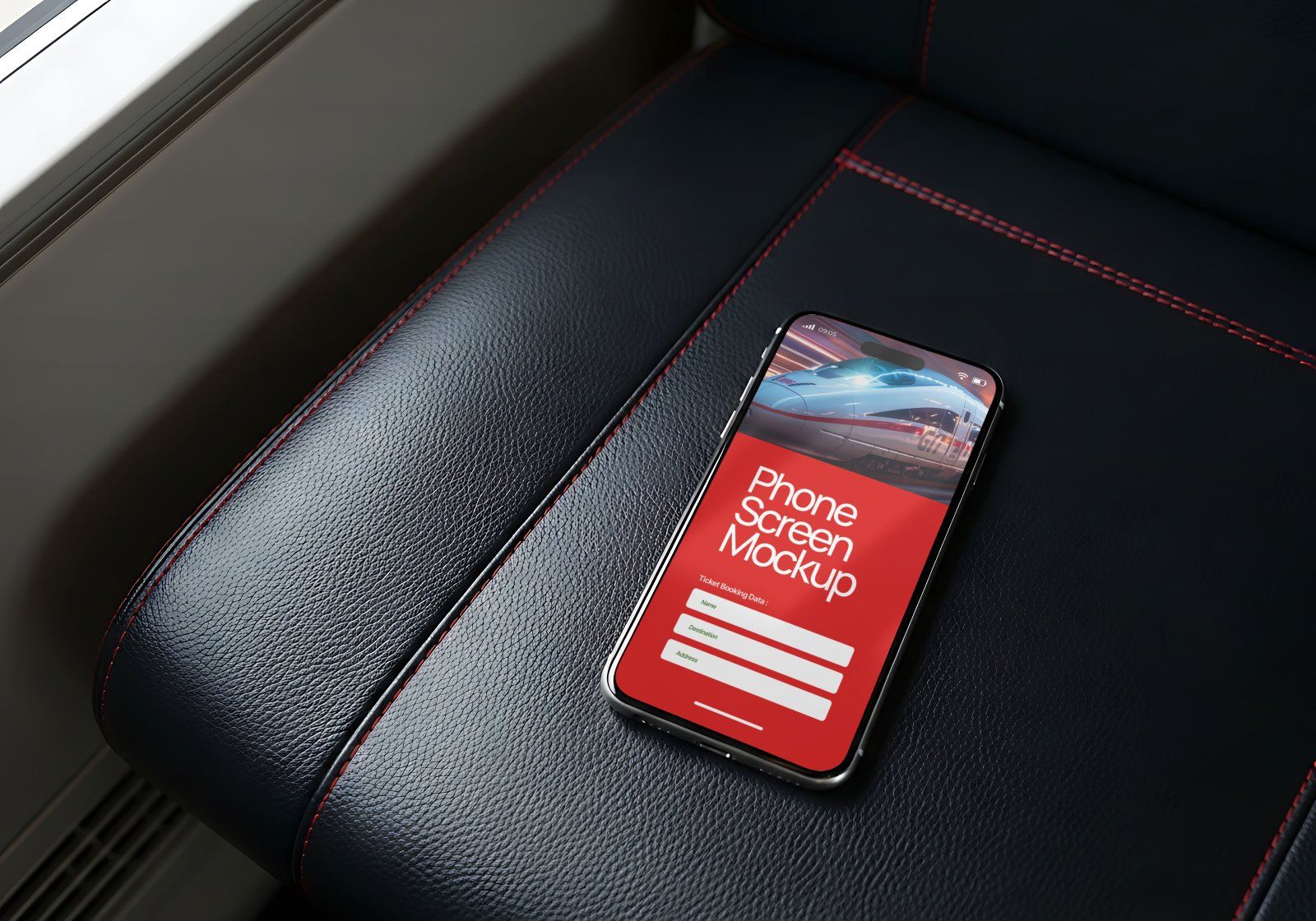 Premium Train Transportation Mockup — image 12