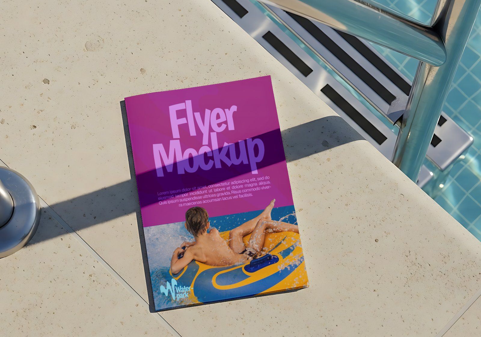 Premium Branding Swimming Pool Mockup — image 12