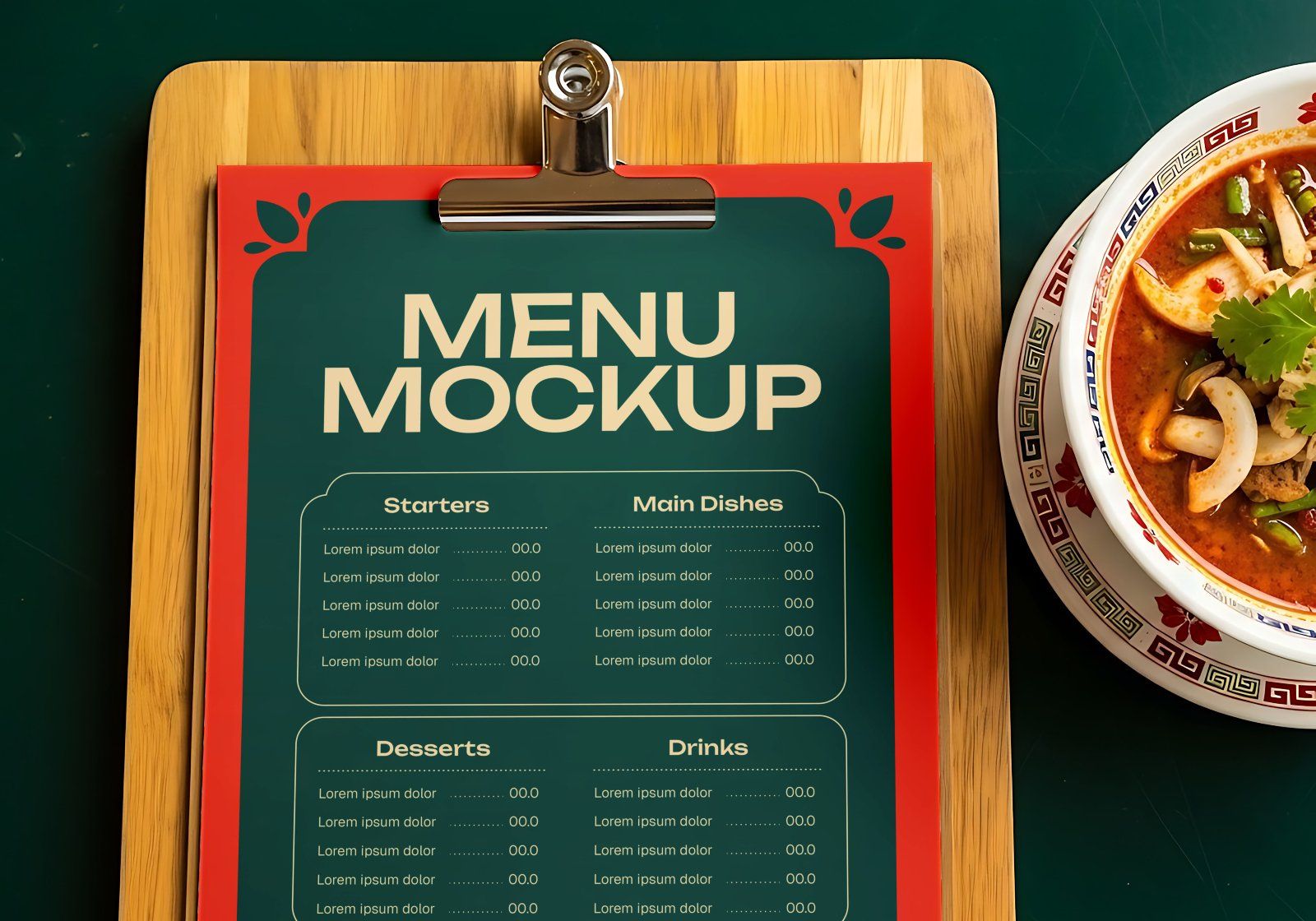 Premium Thai Resto Mockup — image 5