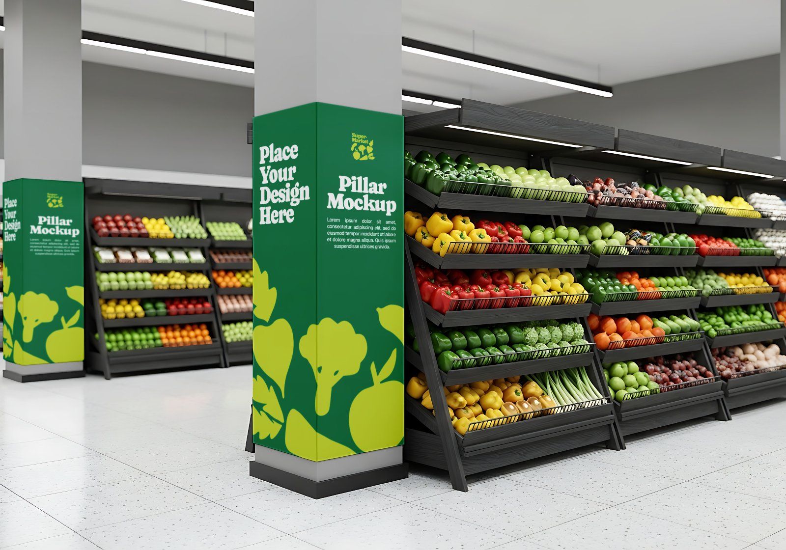 Premium Branding Supermarket Store Mockup — image 4