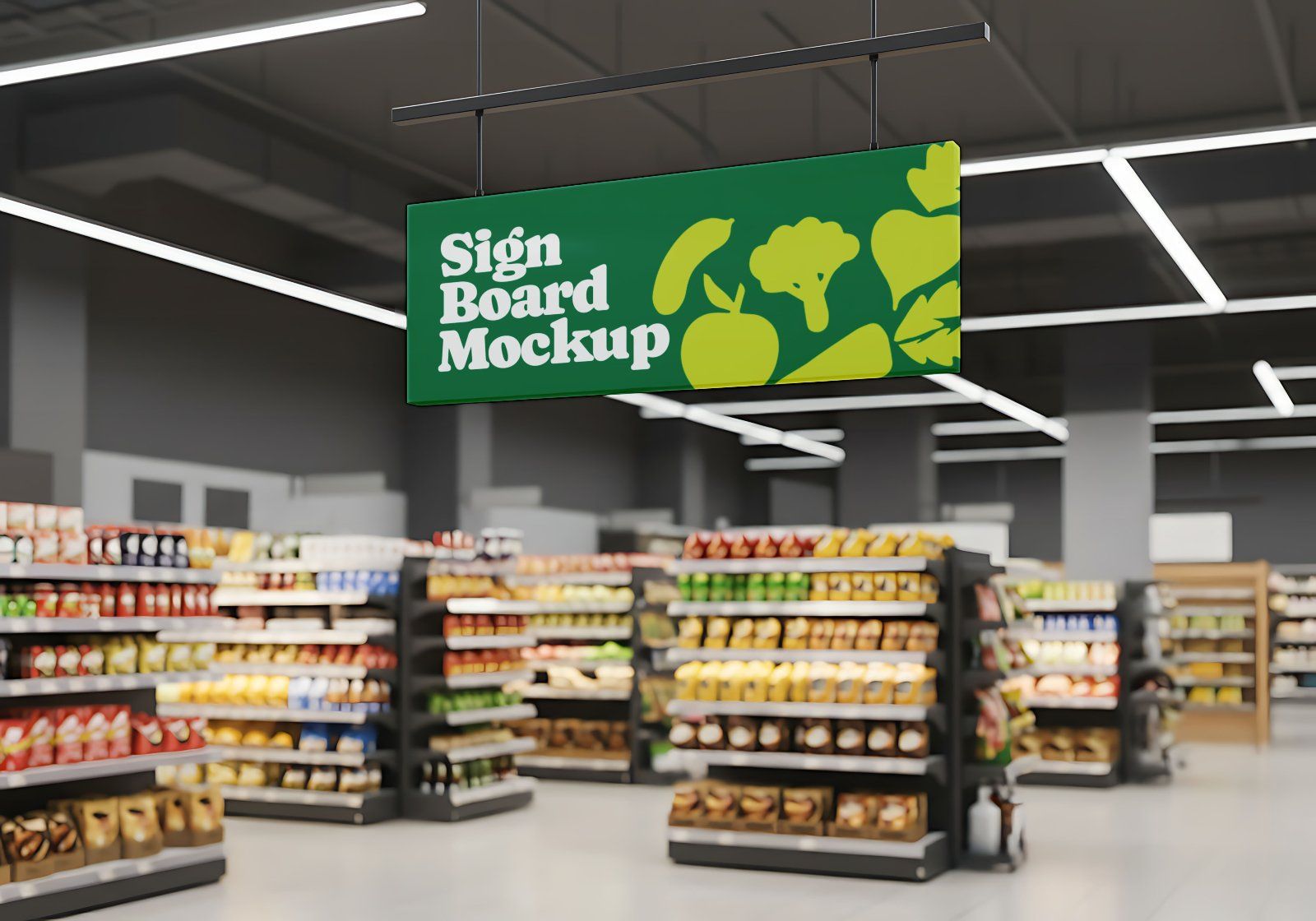 Premium Branding Supermarket Store Mockup — image 3