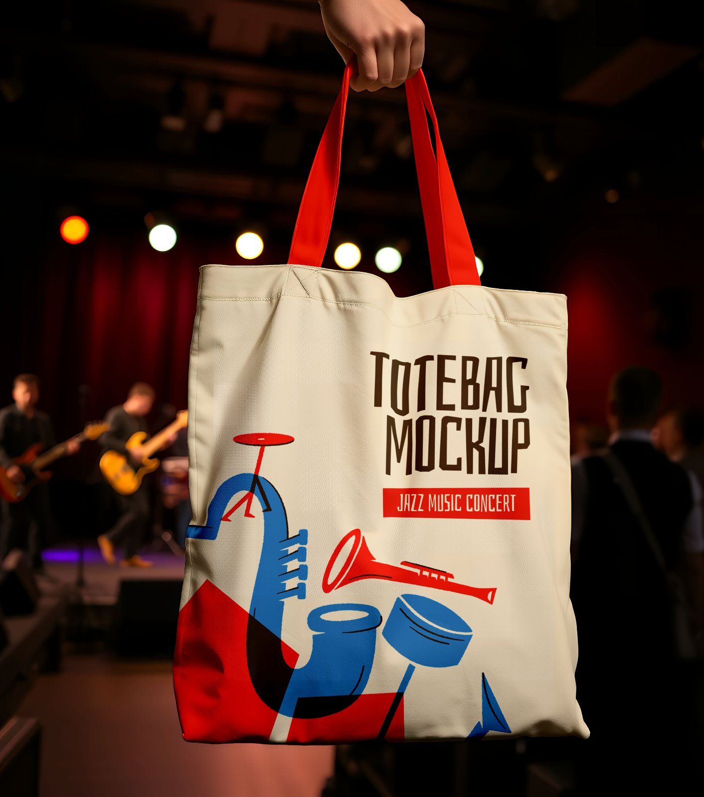 Premium Branding Music Jazz Concert Mockup — image 4