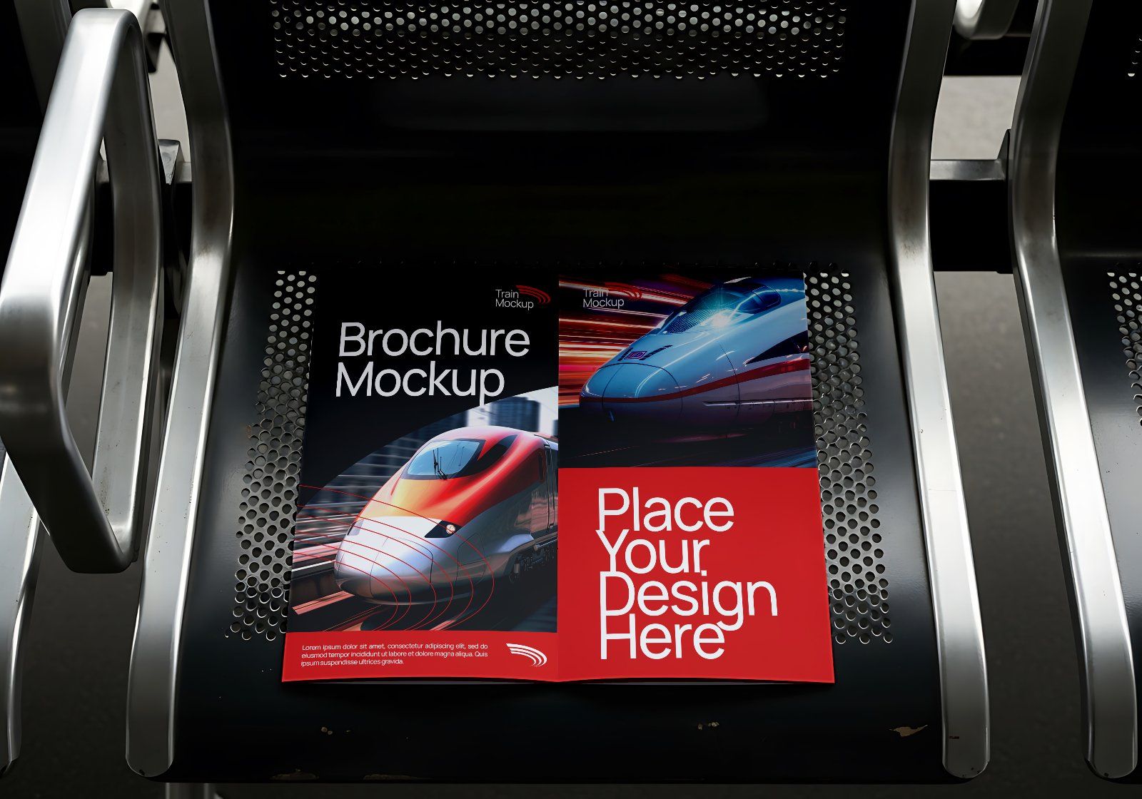 Premium Train Transportation Mockup — image 6