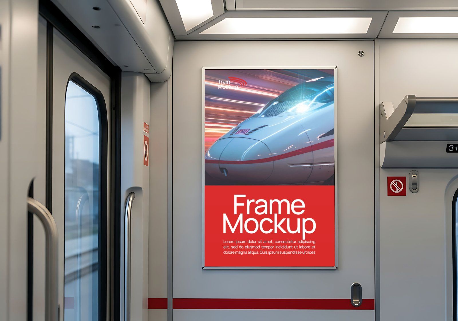 Premium Train Transportation Mockup — image 5