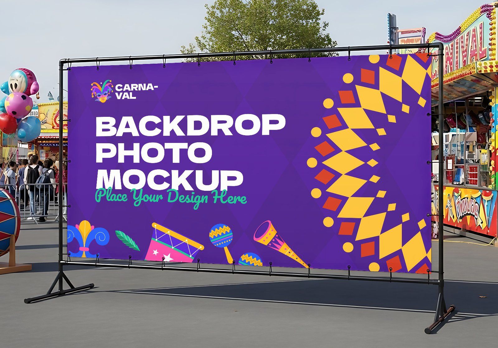 Premium Event Carnaval Mockup — image 12