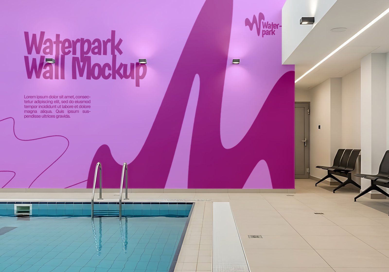 Premium Branding Swimming Pool Mockup — image 3