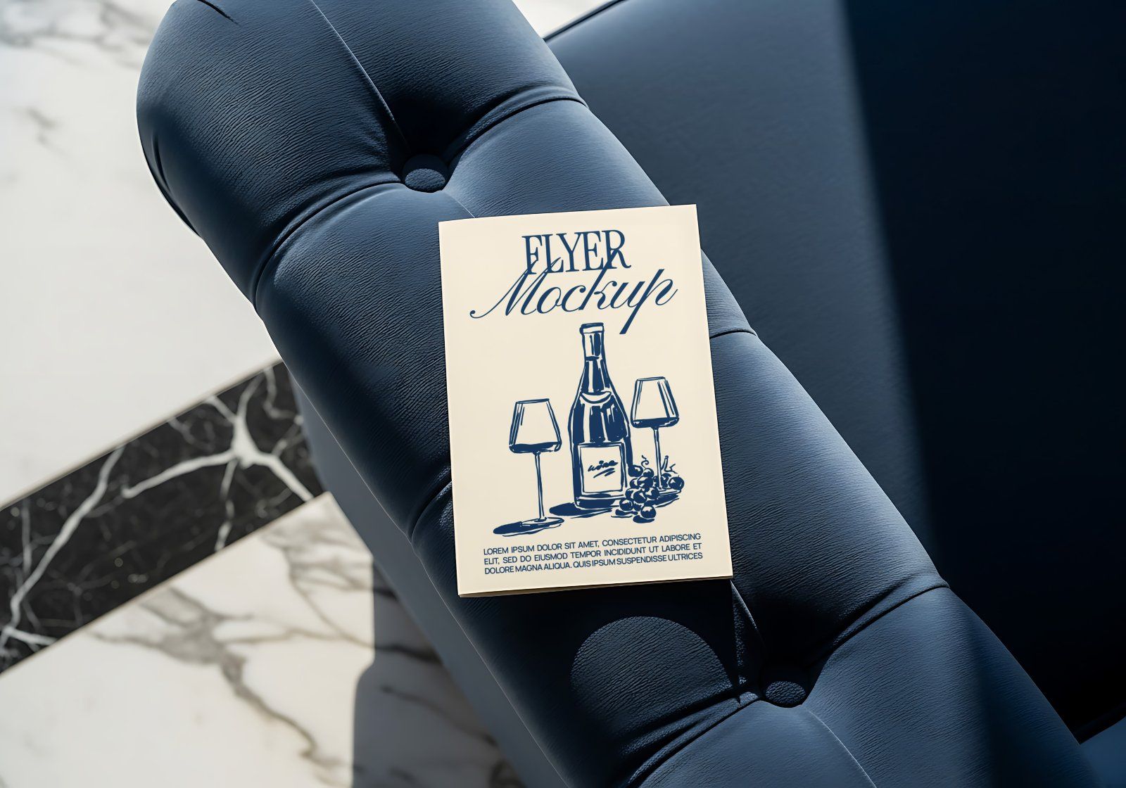 Premium Branding Blue Restaurant Mockup — image 5