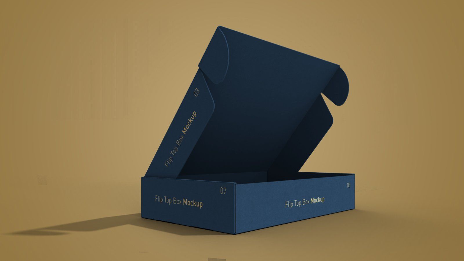 Flip Top Box Mockup – 5 PSDs Bundle — image 5
