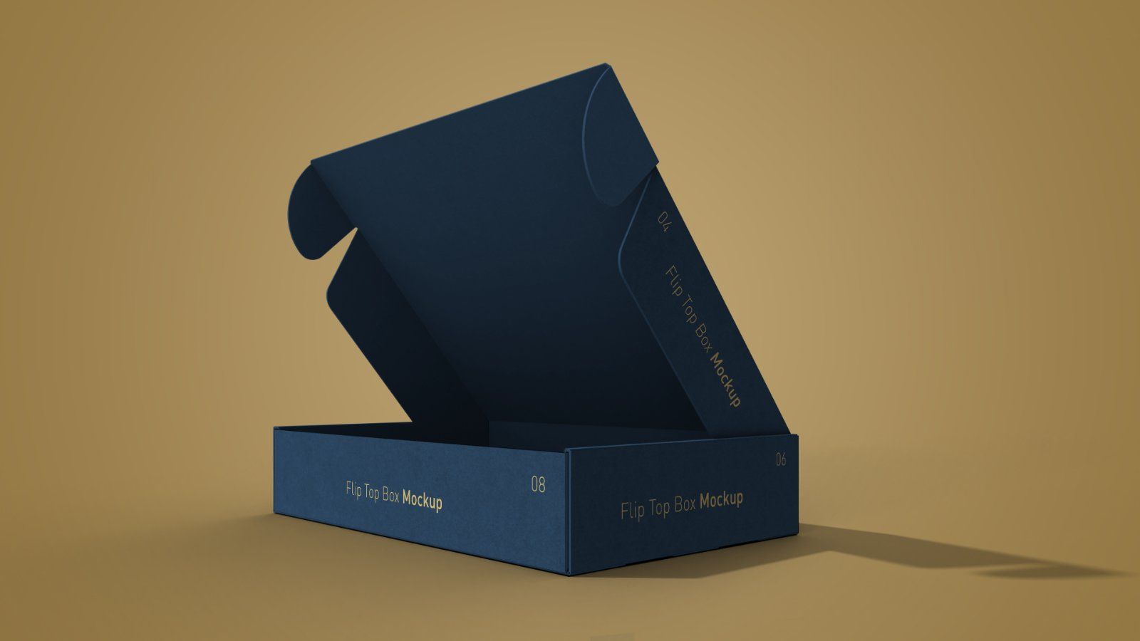 Flip Top Box Mockup – 5 PSDs Bundle — image 6