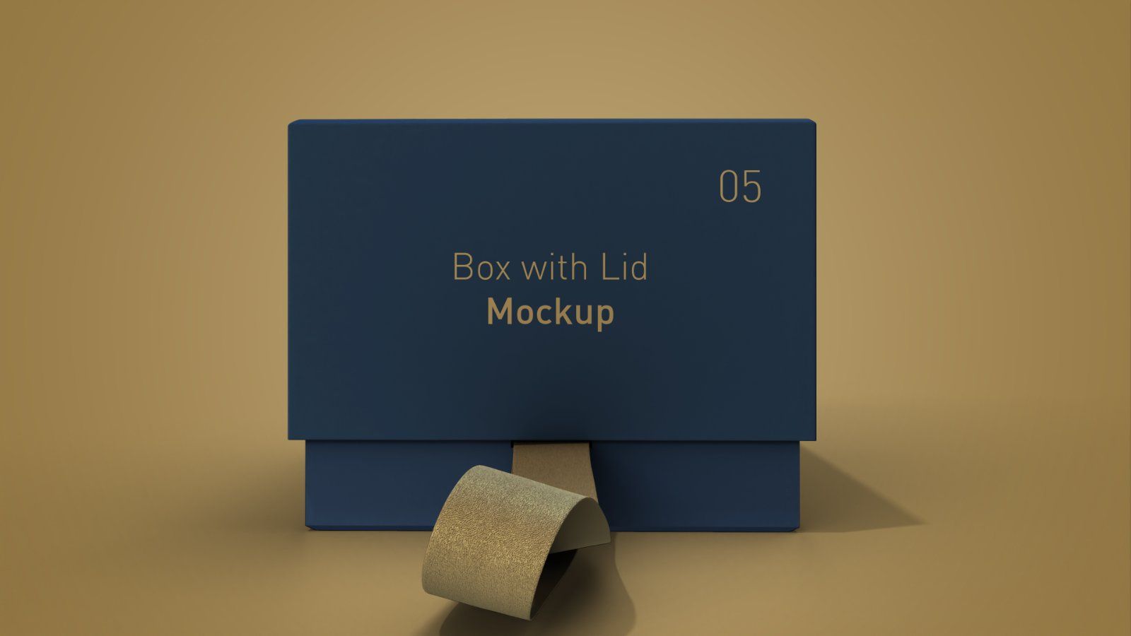 Gift Box with Lid Mockup Bundle – 8 PSD Files, Packaging Box Branding Mockup — image 3