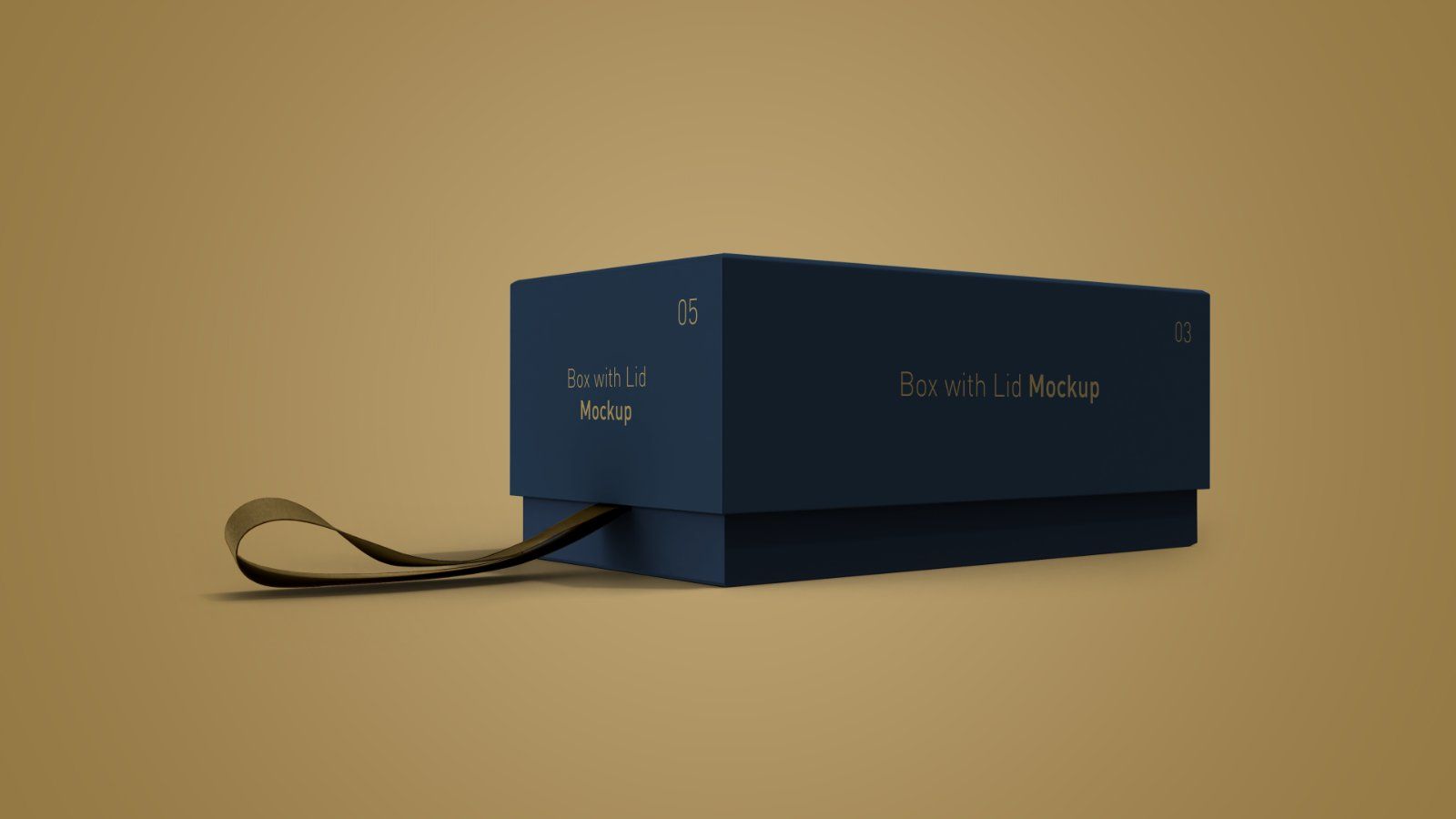 Gift Box with Lid Mockup Bundle – 8 PSD Files, Packaging Box Branding Mockup — image 4