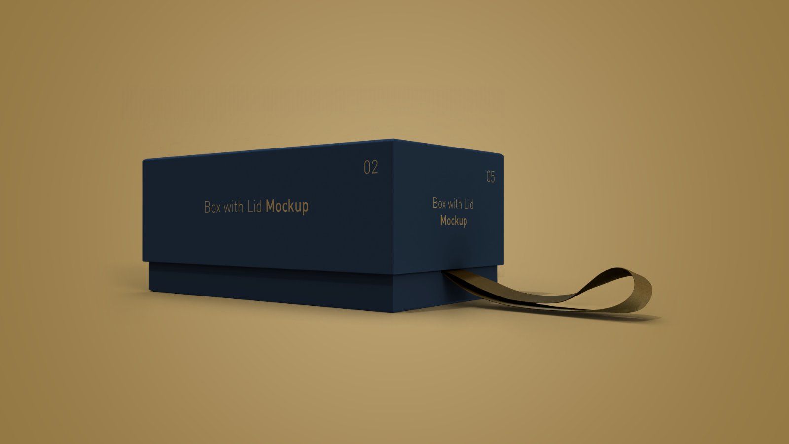 Gift Box with Lid Mockup Bundle – 8 PSD Files, Packaging Box Branding Mockup — image 5