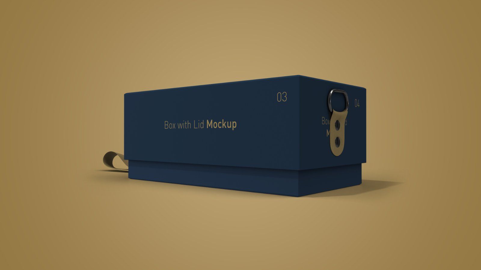 Gift Box with Lid Mockup Bundle – 8 PSD Files, Packaging Box Branding Mockup — image 7